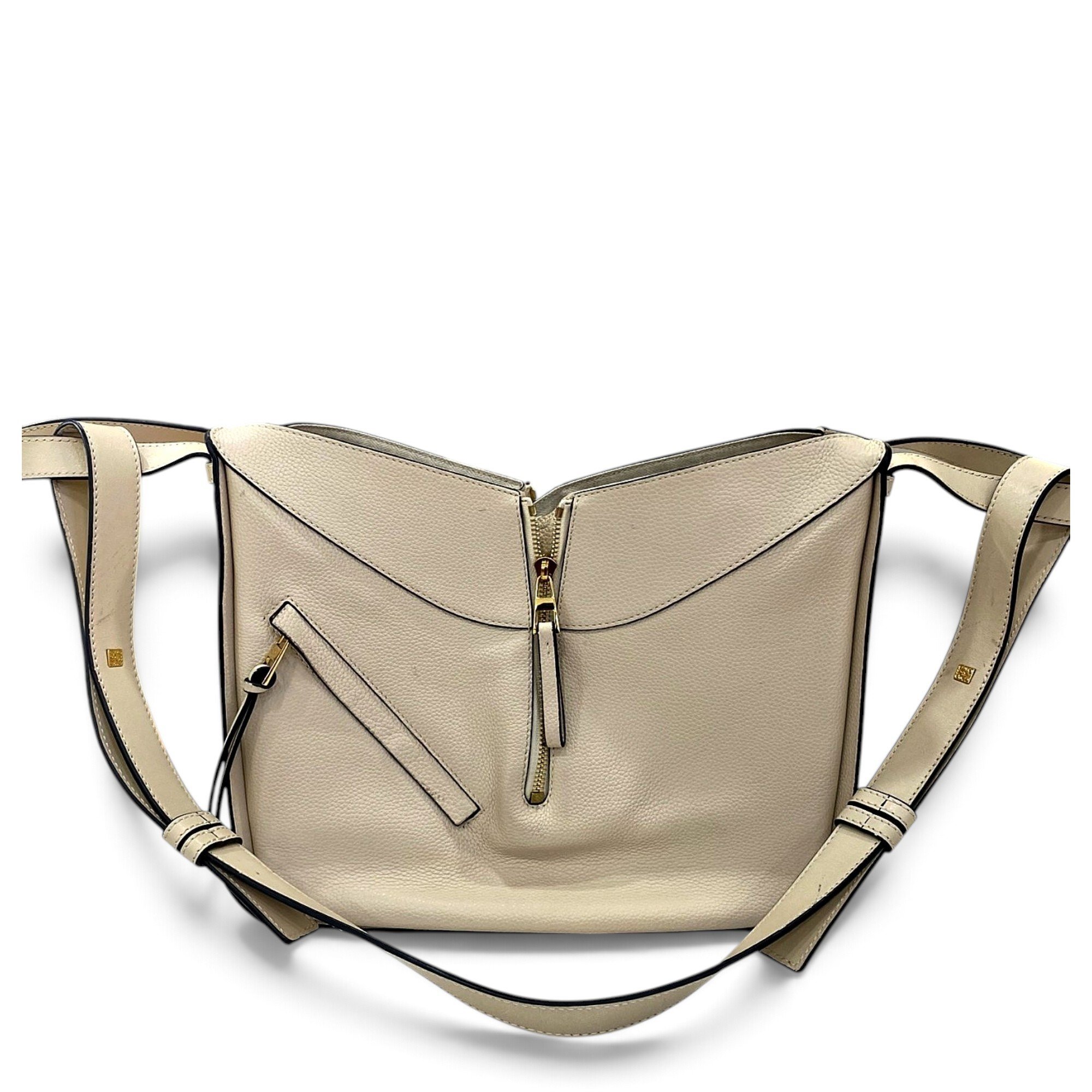 Hammock leather handbag