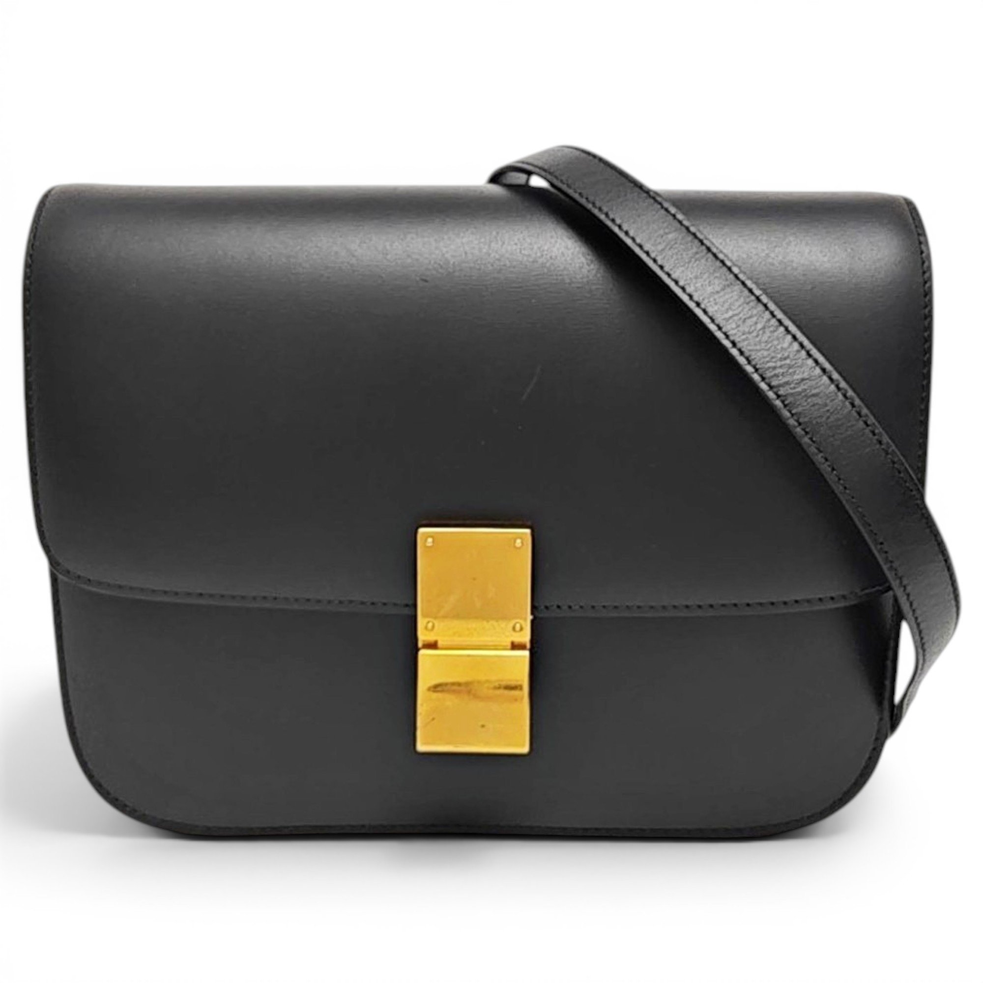 Classic leather handbag