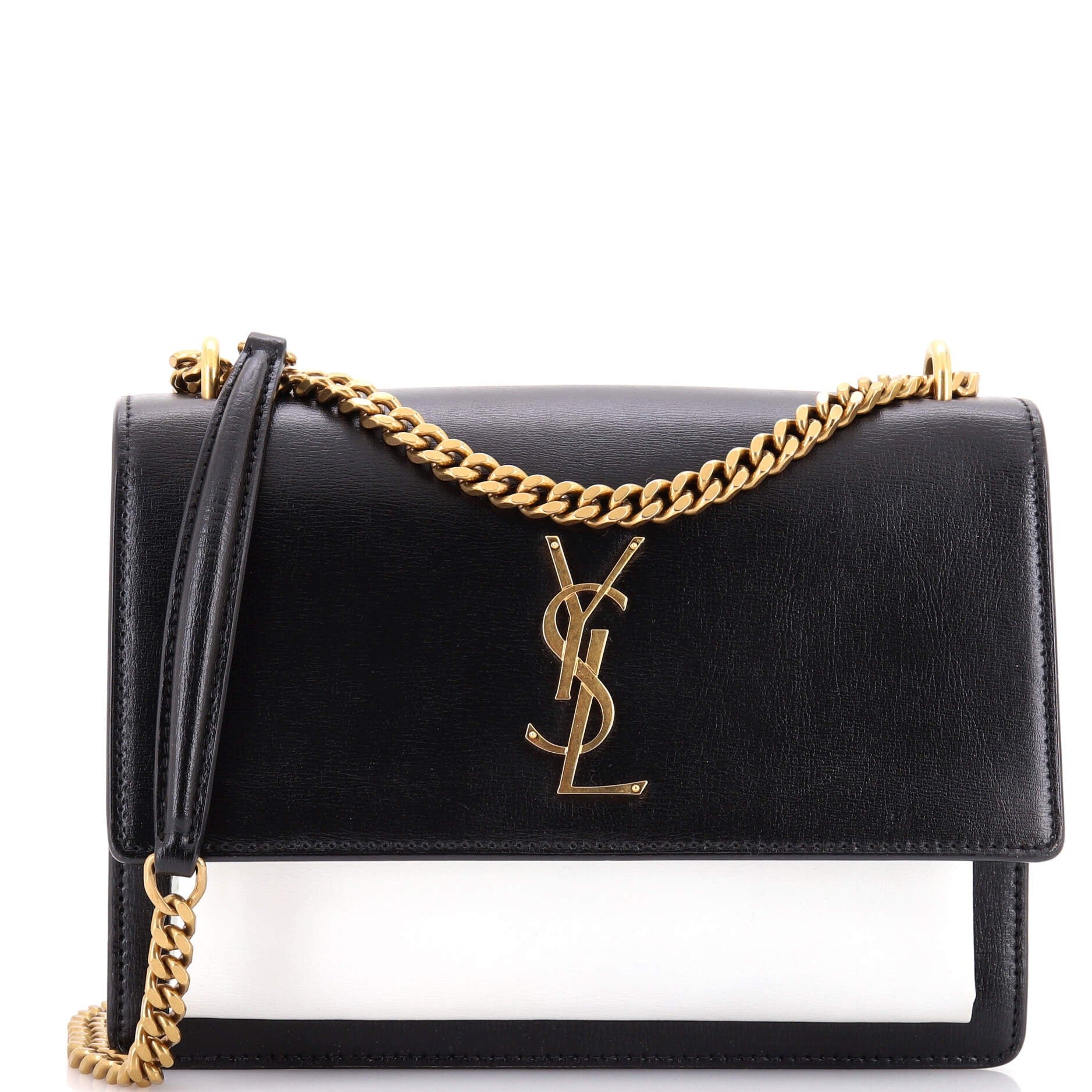 Saint Laurent Sunset Crossbody Bag Leather Medium