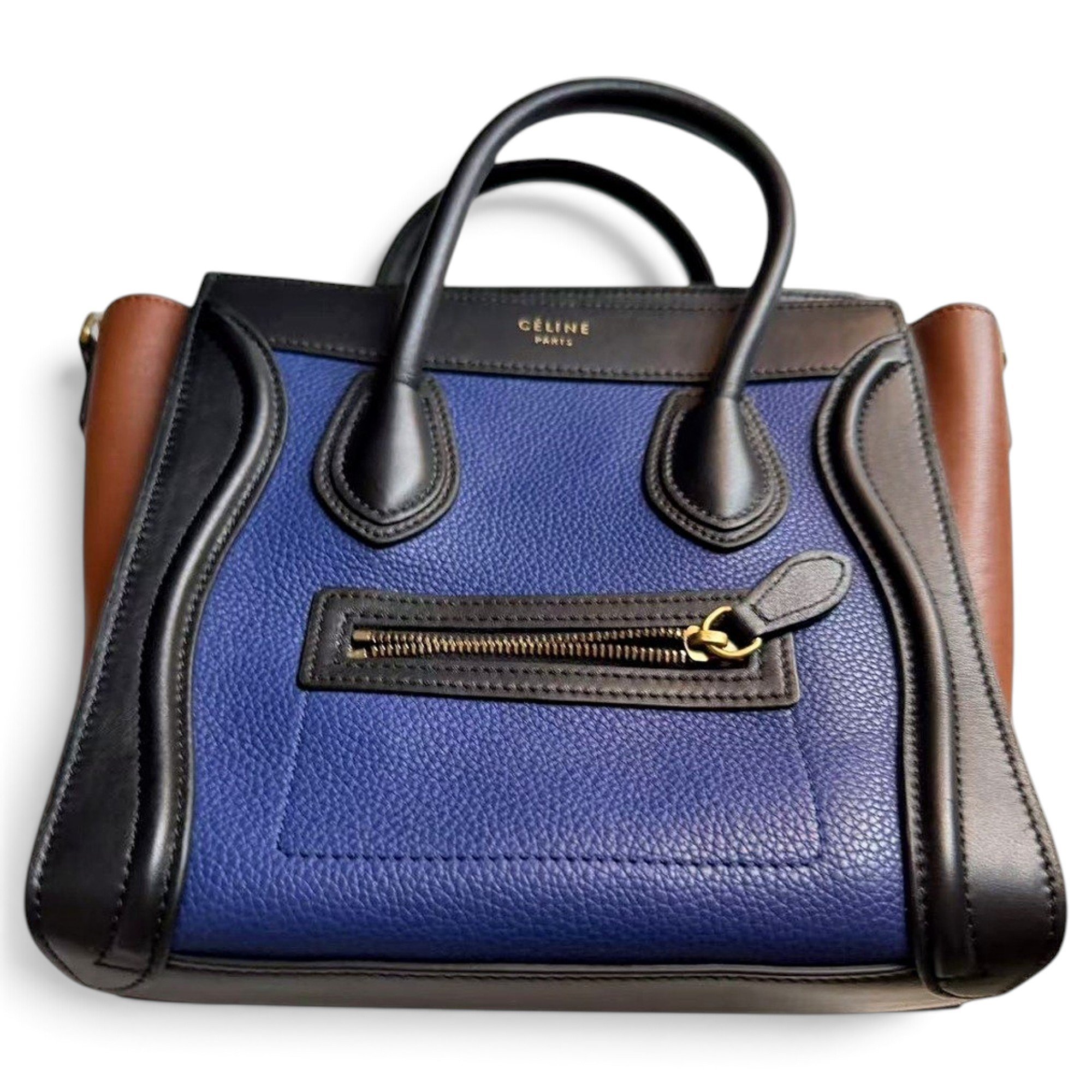 Luggage leather handbag
