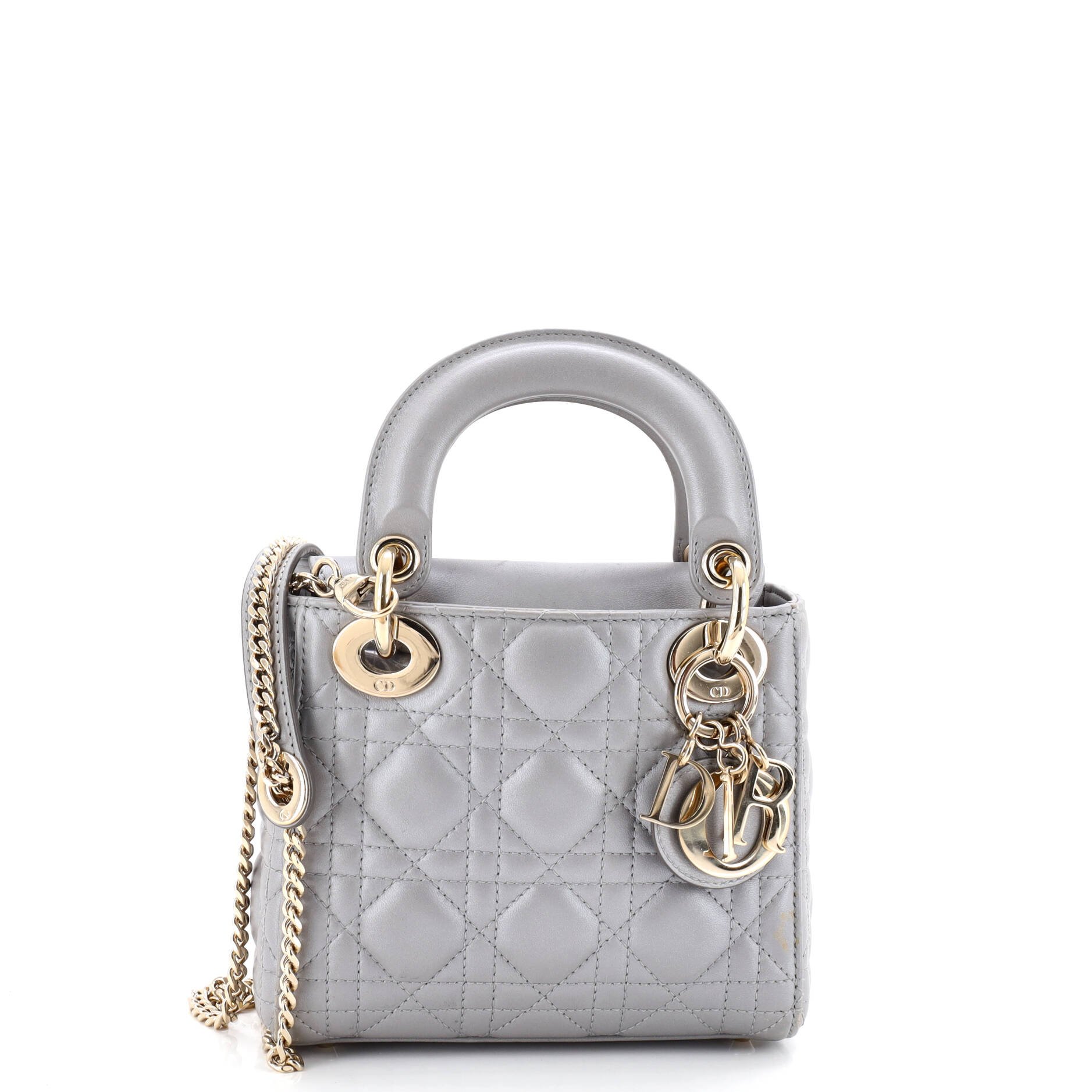 Dior Lady Dior Chain Bag Cannage Quilt Lambskin Mini