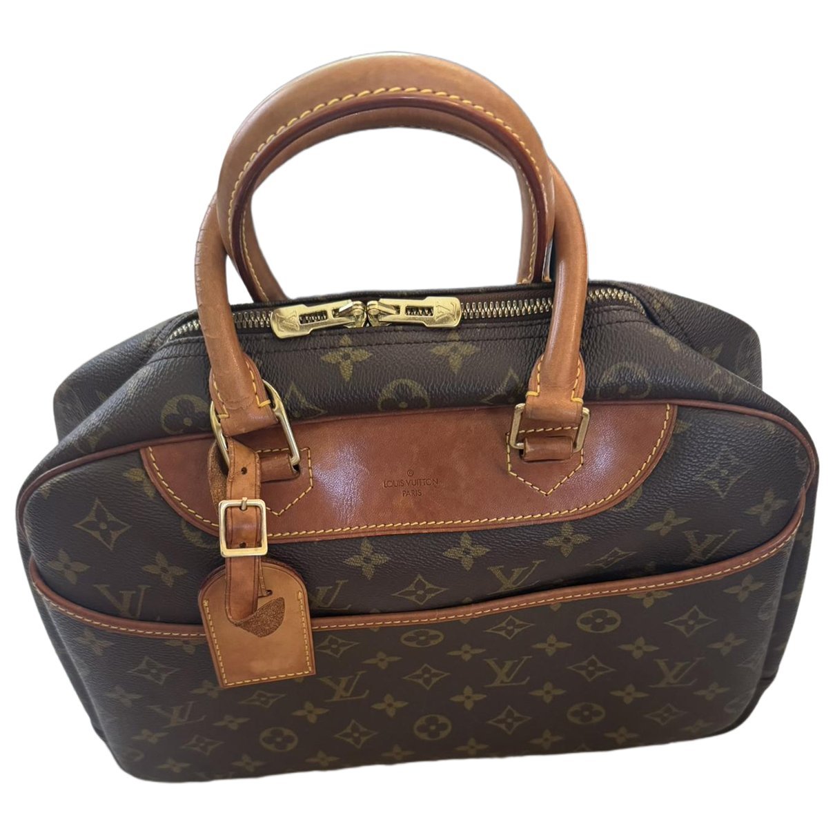 Deauville leather handbag