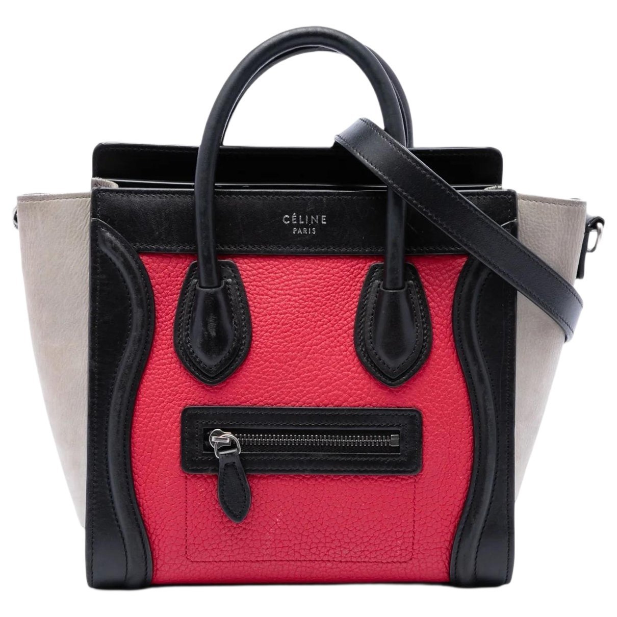 Luggage leather tote