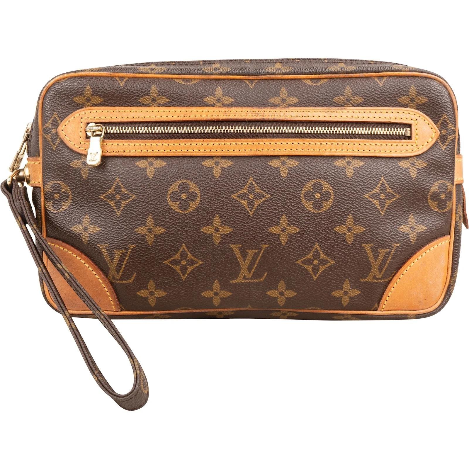 Marly Dragonne leather clutch bag