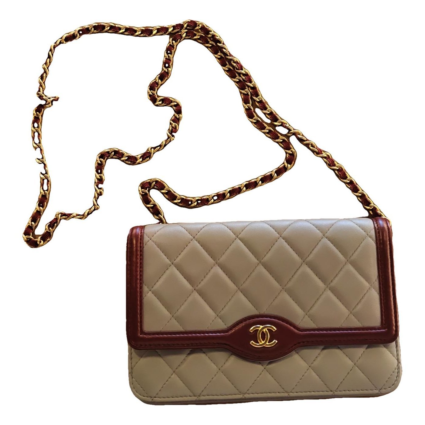 Wallet On Chain Timeless/Classique leather crossbody bag