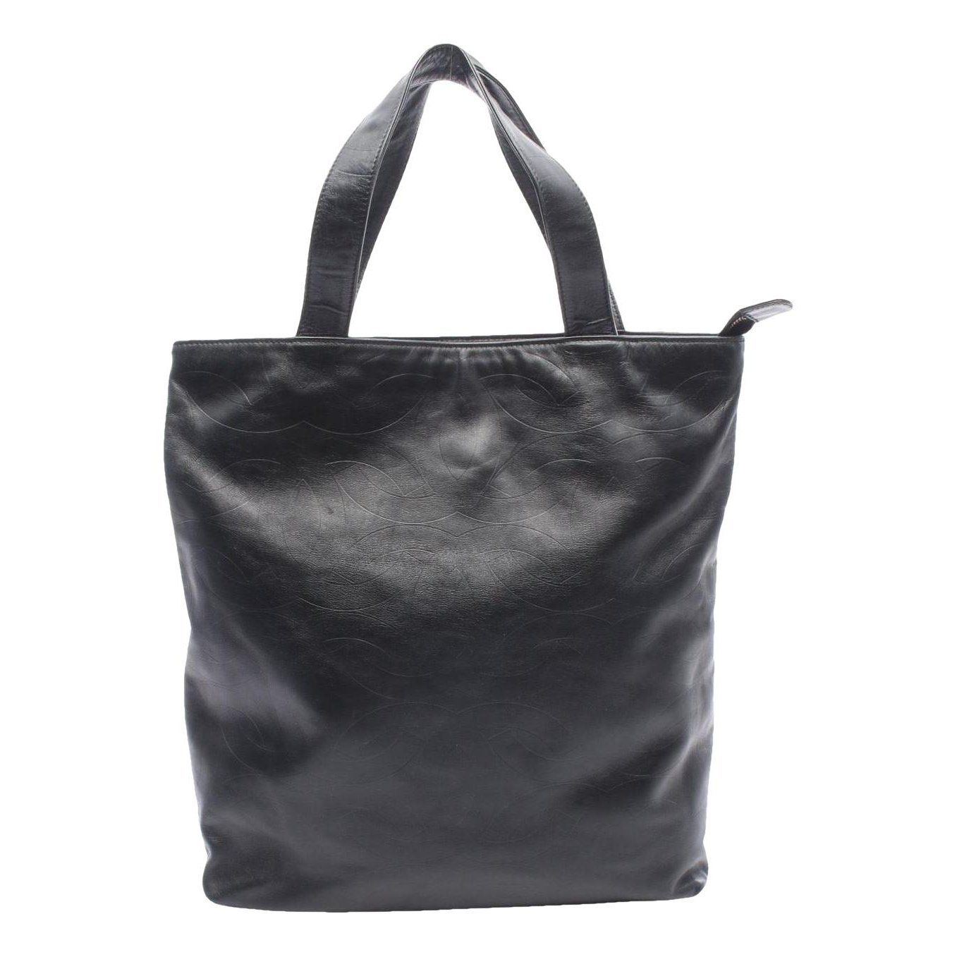 Leather tote