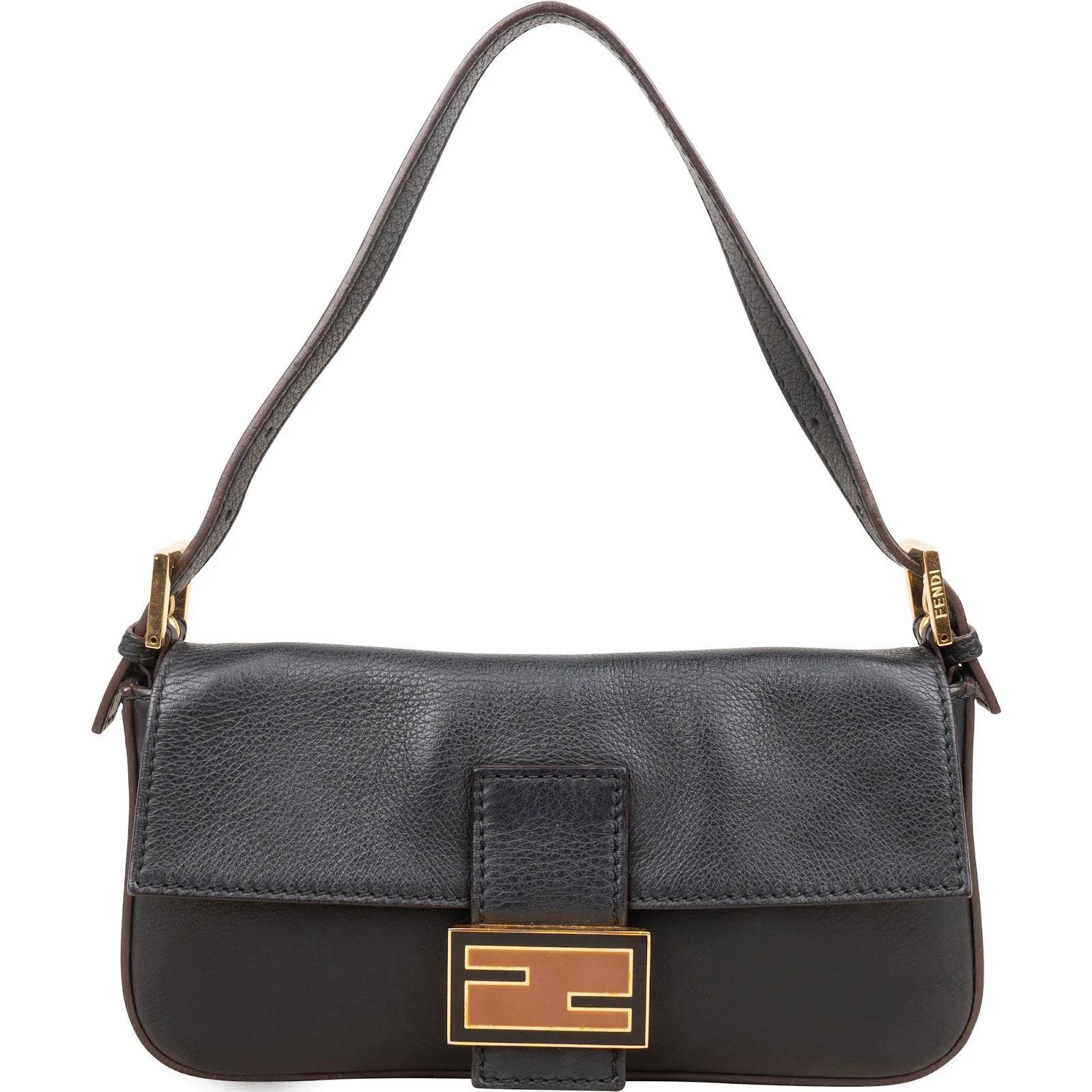 Baguette leather handbag