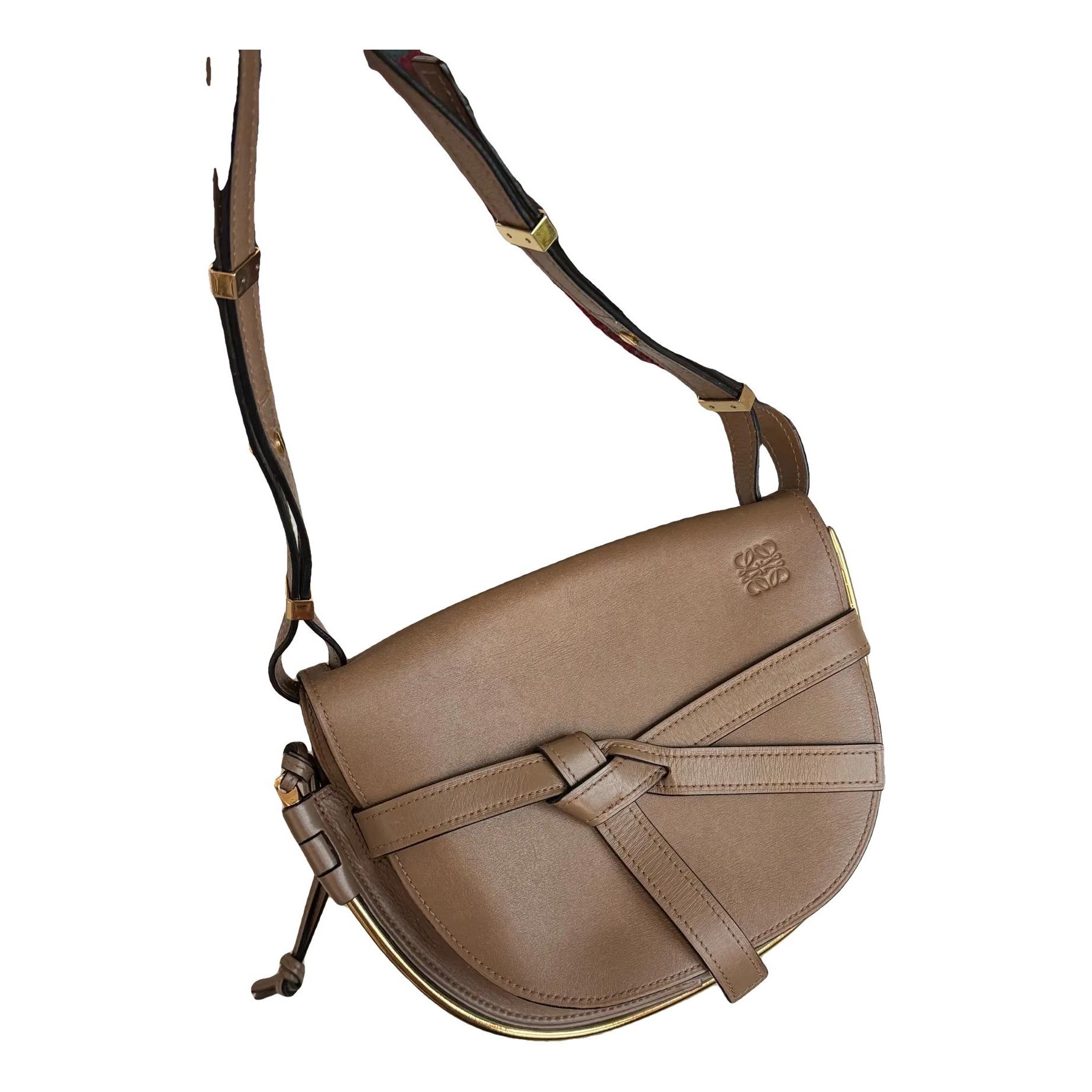 Gate leather crossbody bag