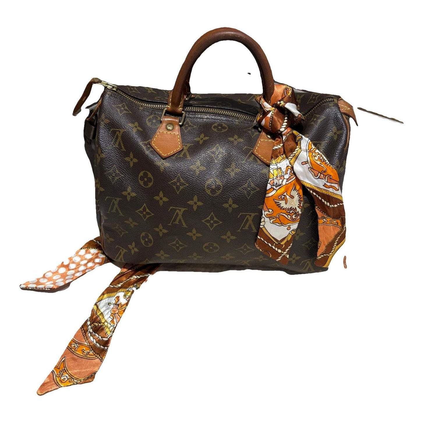 Speedy leather handbag