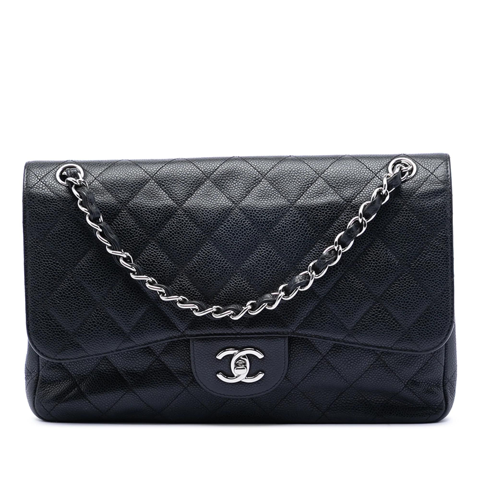 Wallet On Chain Boy Half Flap leather handbag