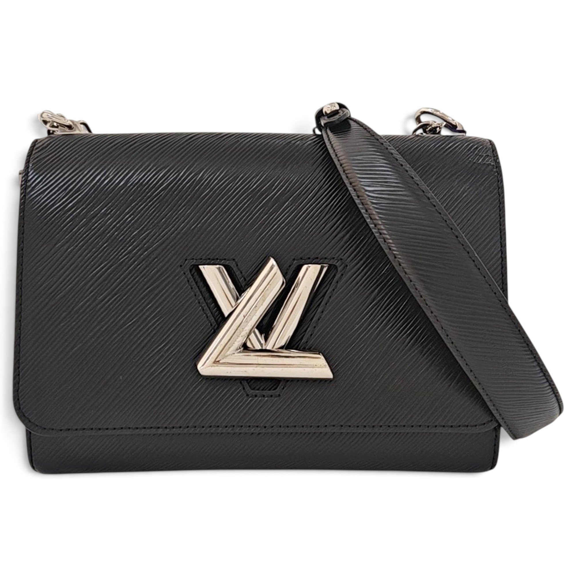 Twist leather handbag