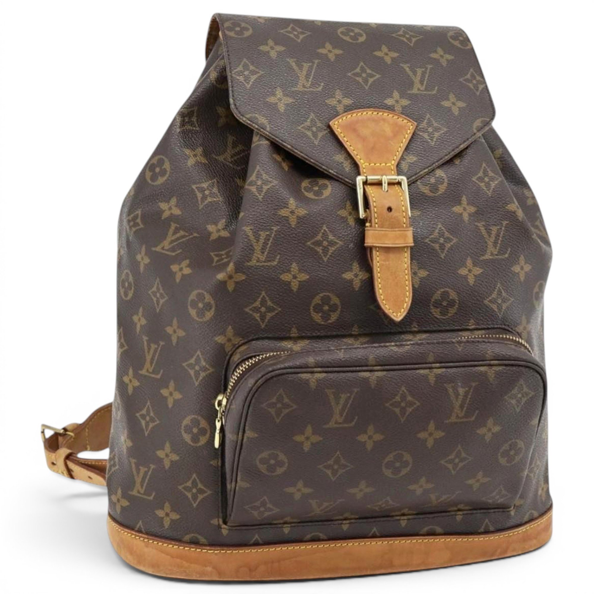 Montsouris leather backpack