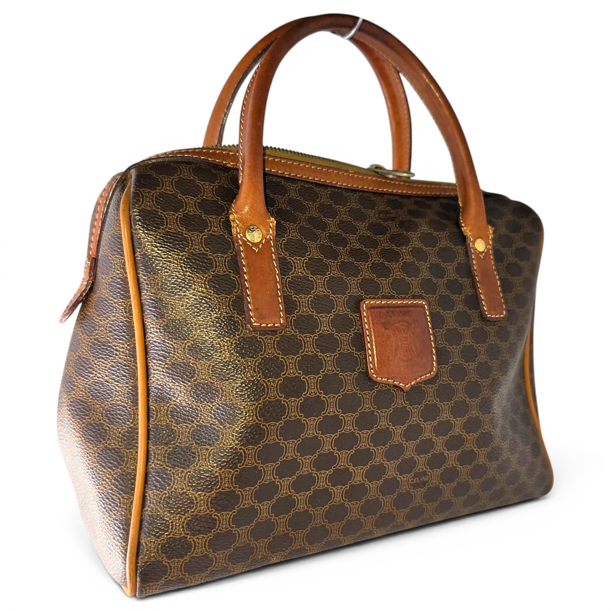 Vinyl handbag