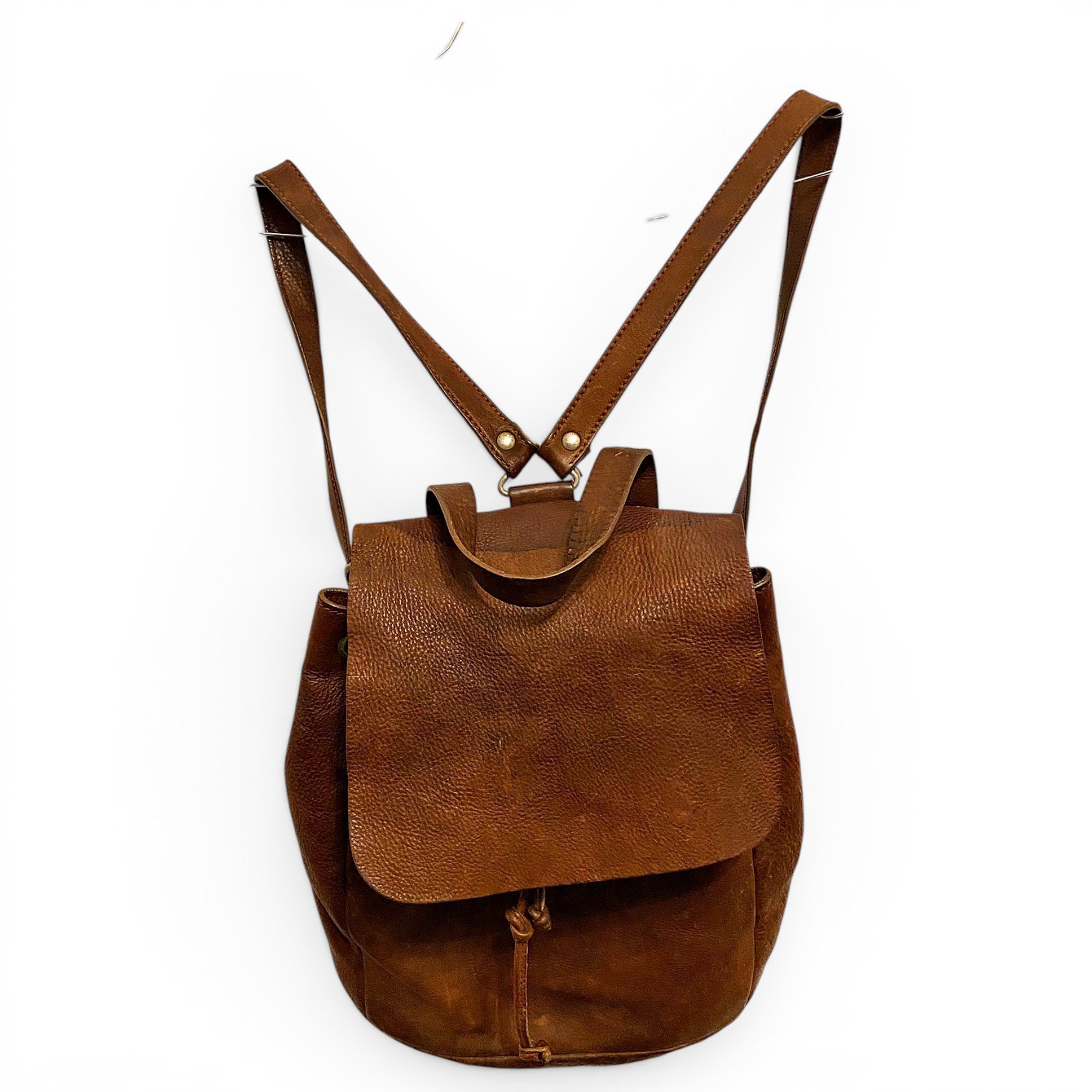 Leather backpack