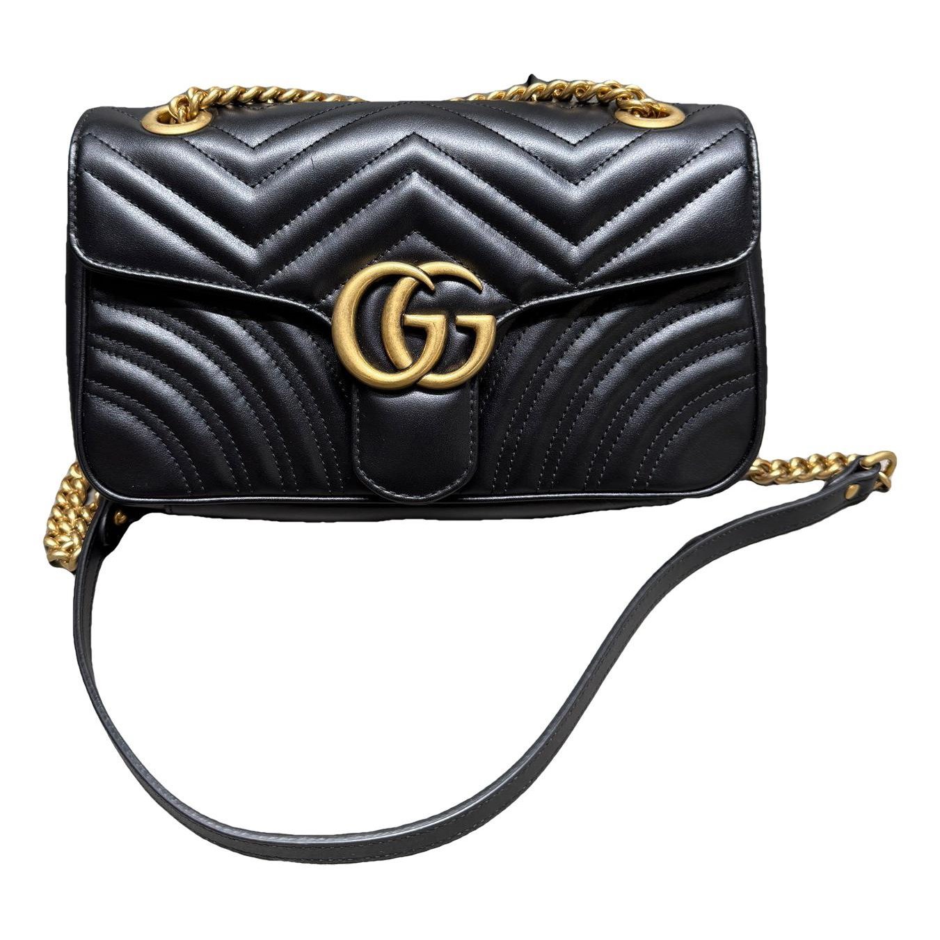 GG Marmont Flap leather crossbody bag