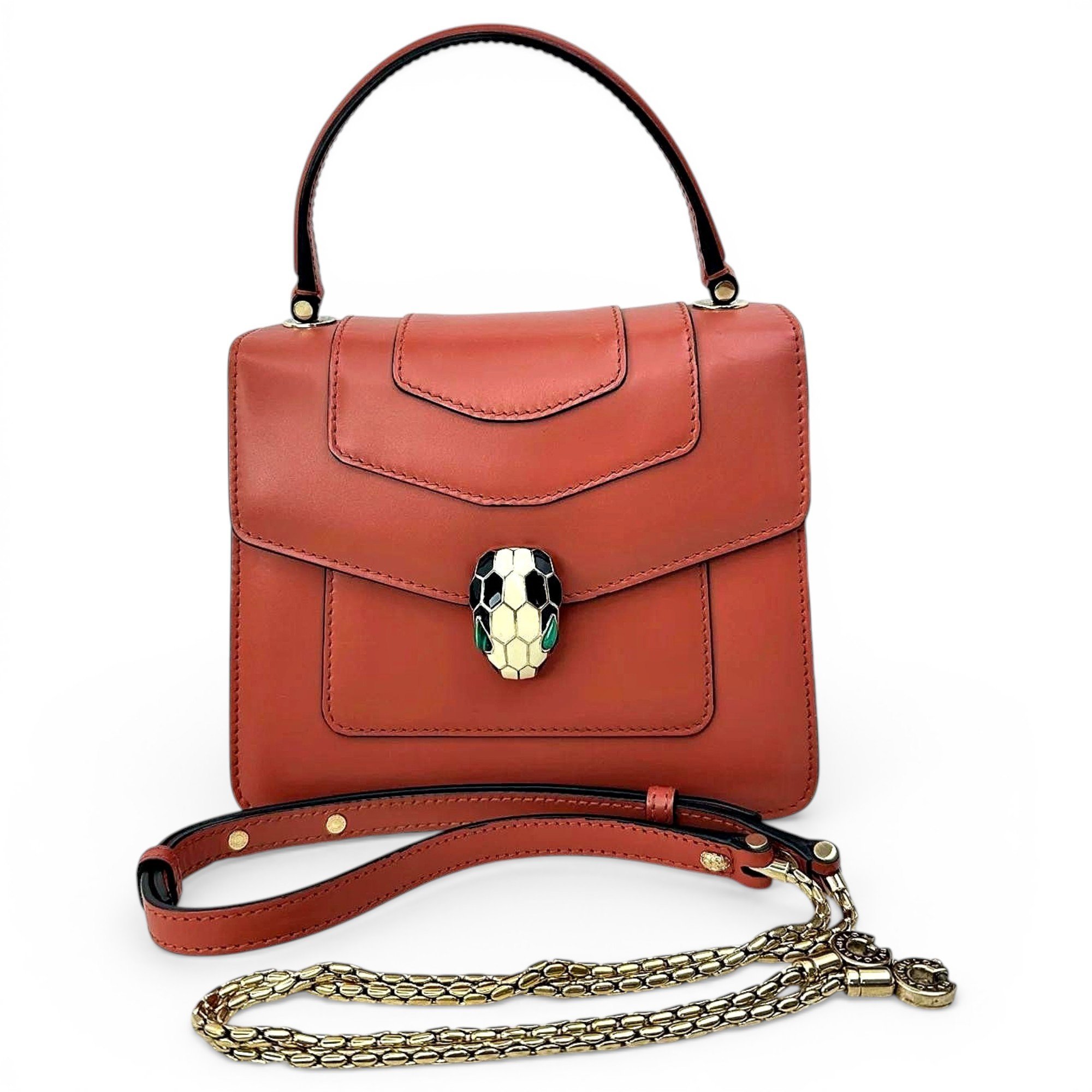 Leather handbag