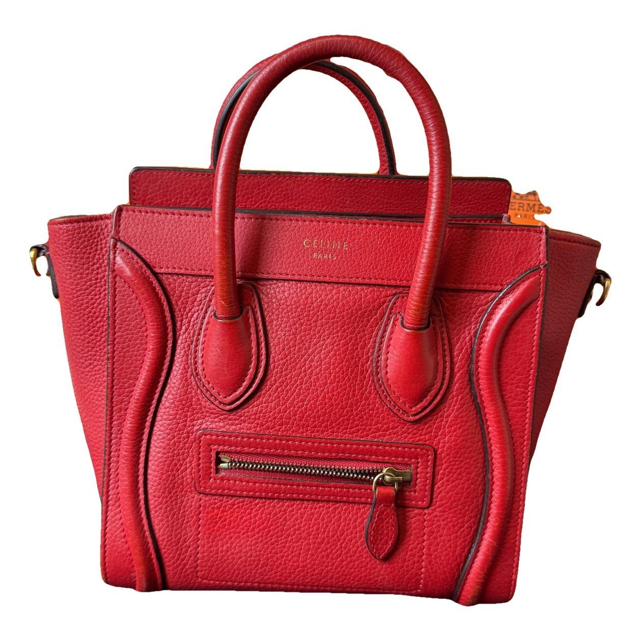 Nano Luggage leather handbag