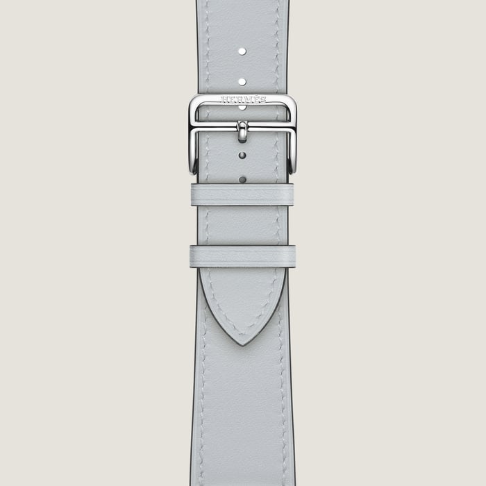 Bleu Glacier Band Apple Watch Hermès Single Tour 42 MM