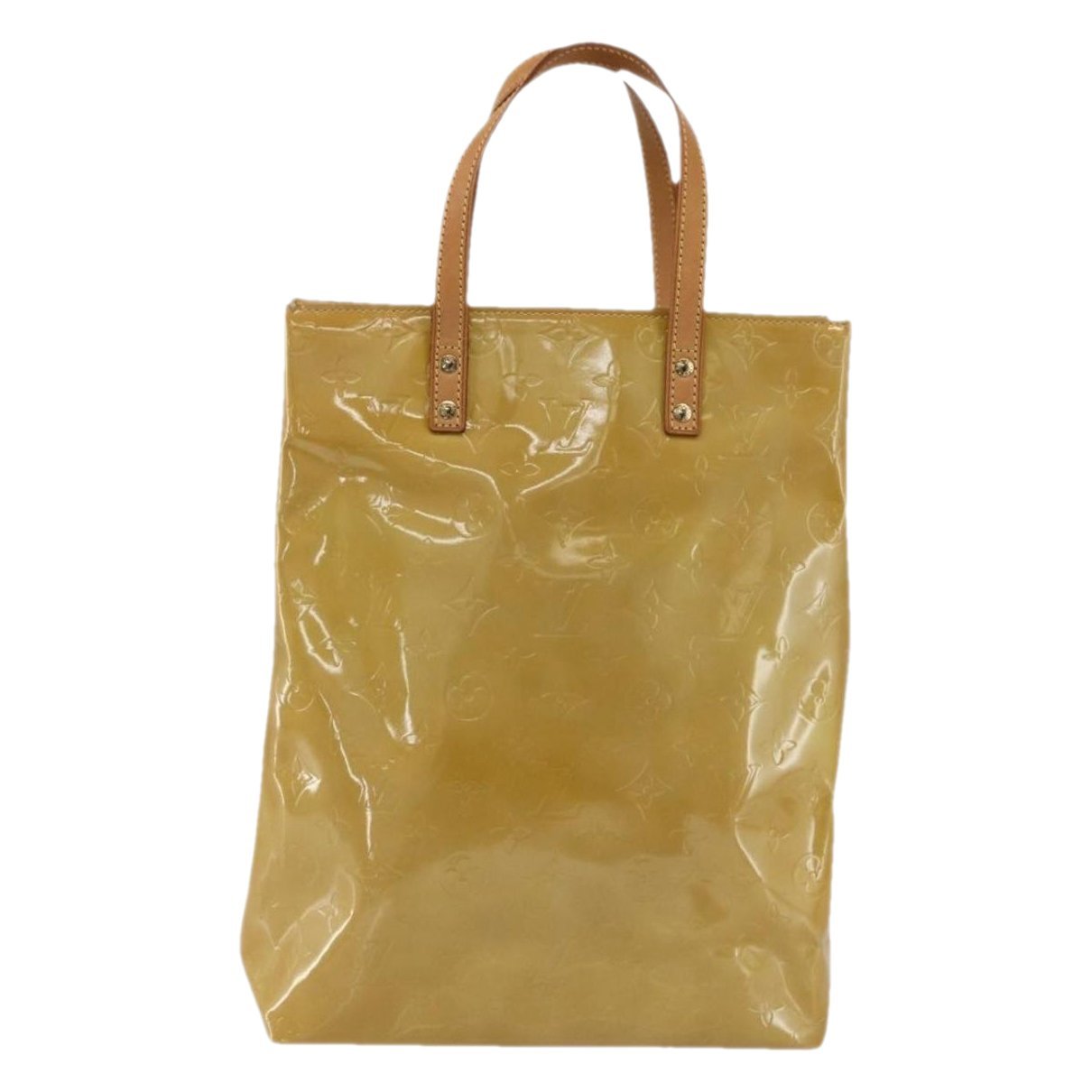 Reade patent leather handbag