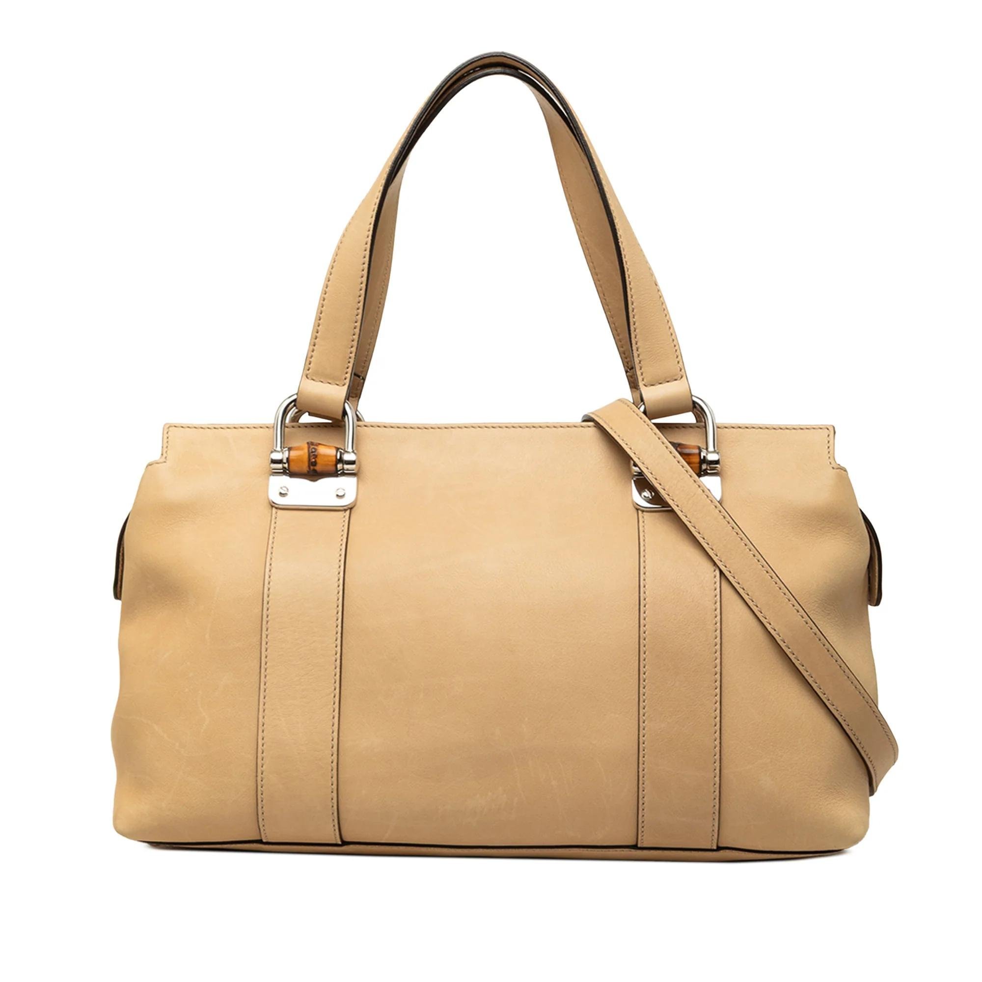 Bamboo leather satchel