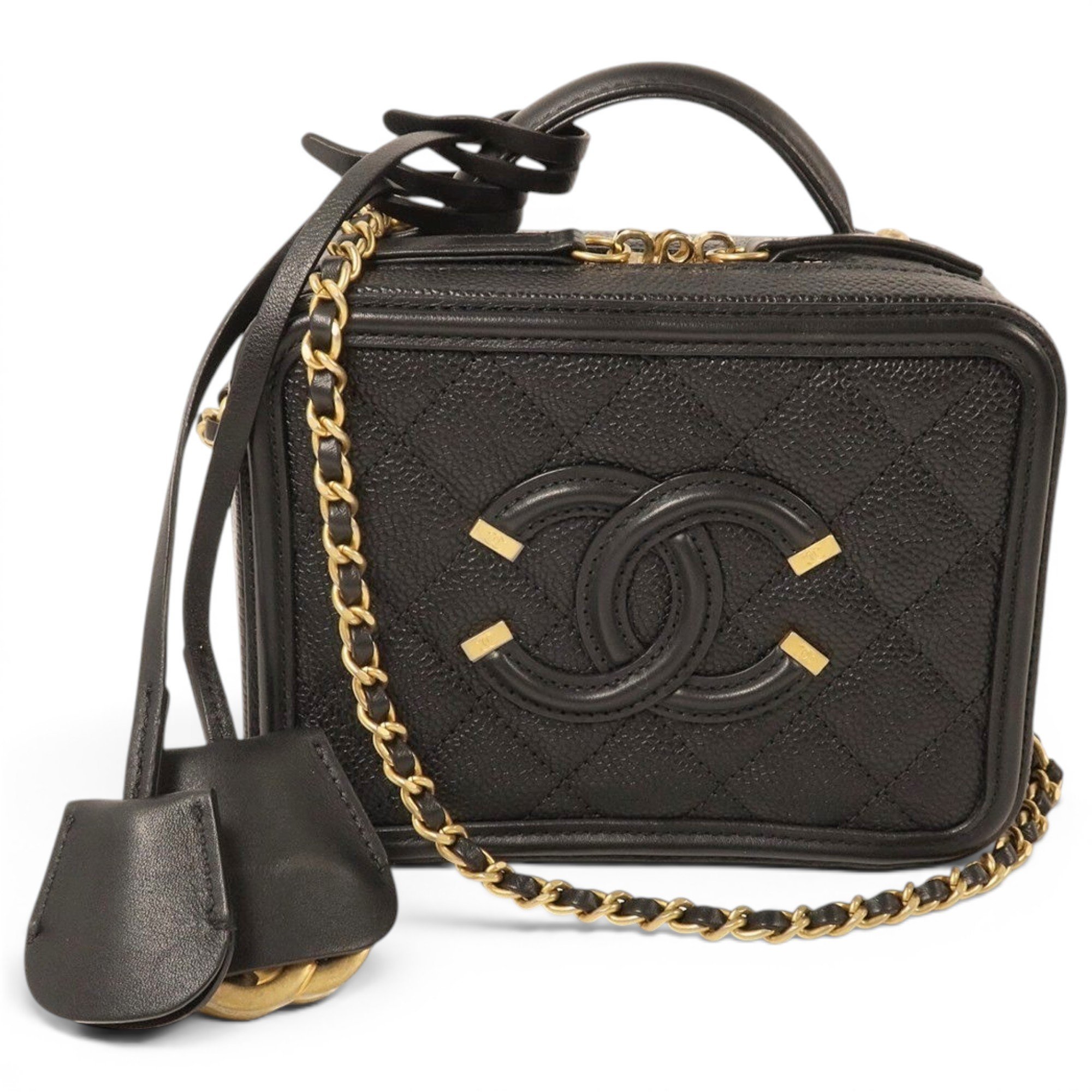 Trendy CC Vanity leather mini bag
