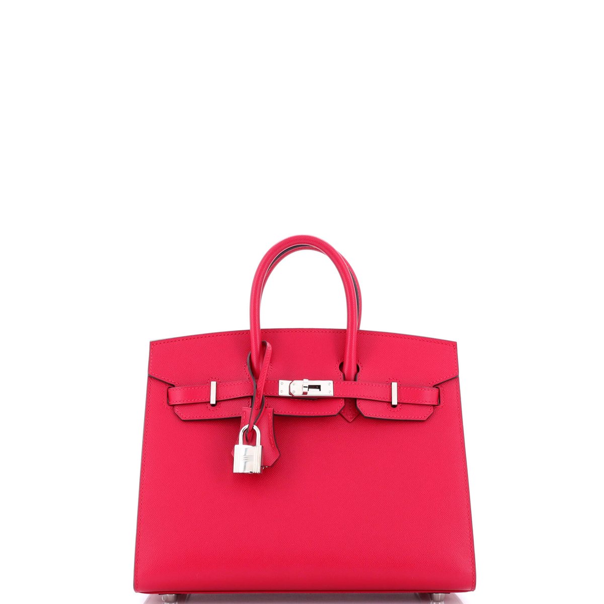 Hermes Birkin Sellier Bag Framboise Madame with Palladium Hardware 25