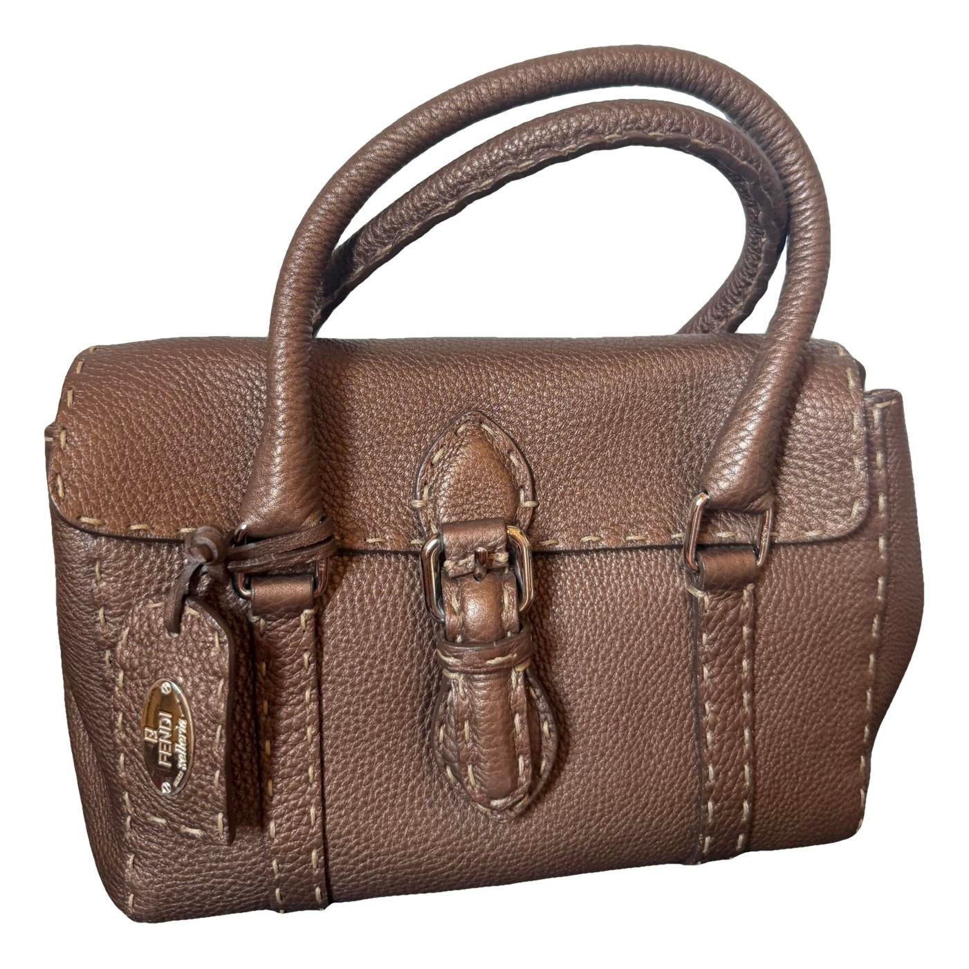 Leather handbag