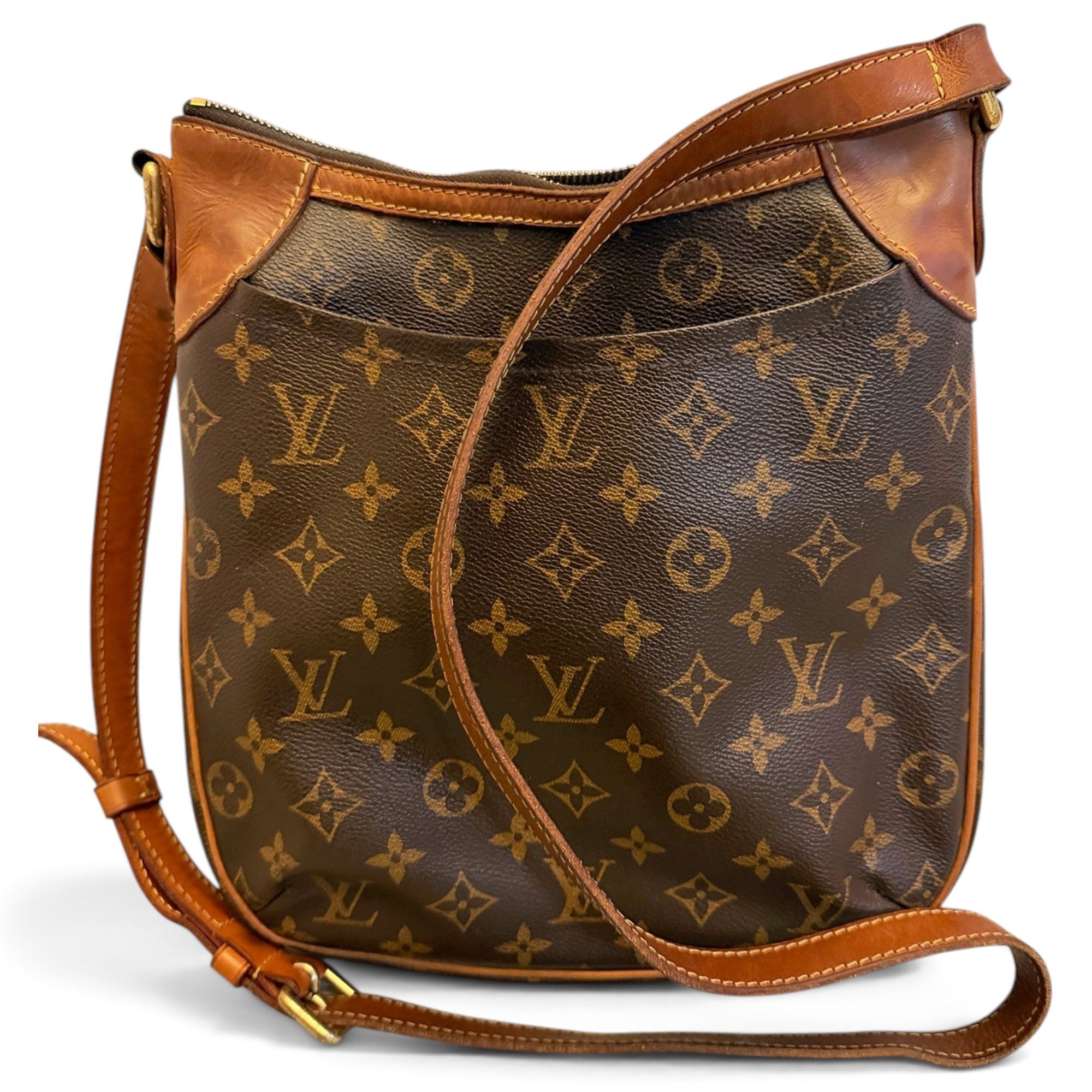 Odéon leather crossbody bag