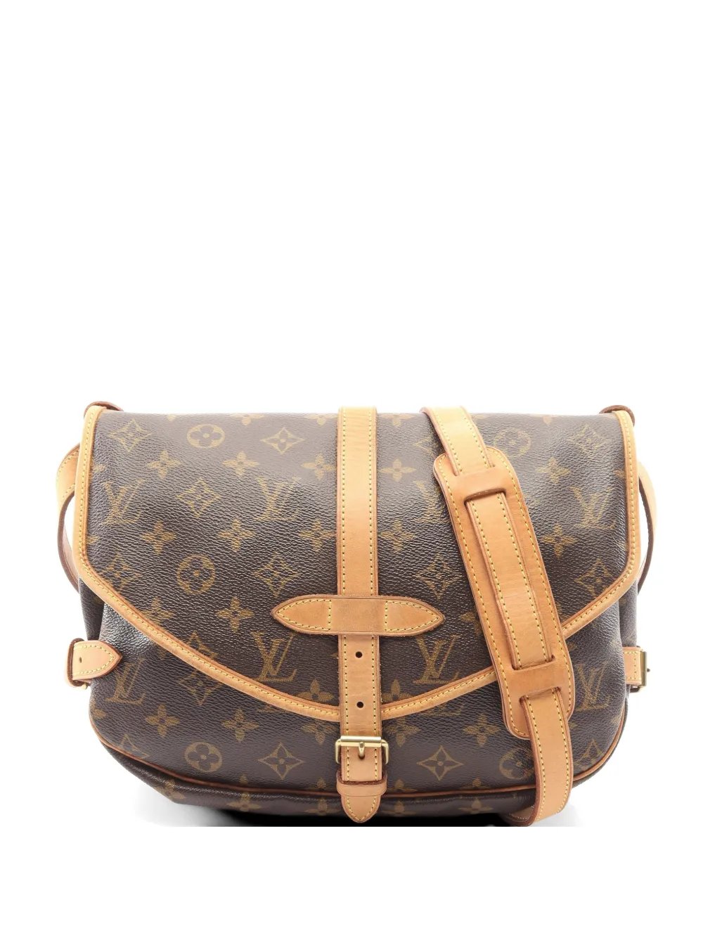 2004 30 Saumur monogram-pattern shoulder bag