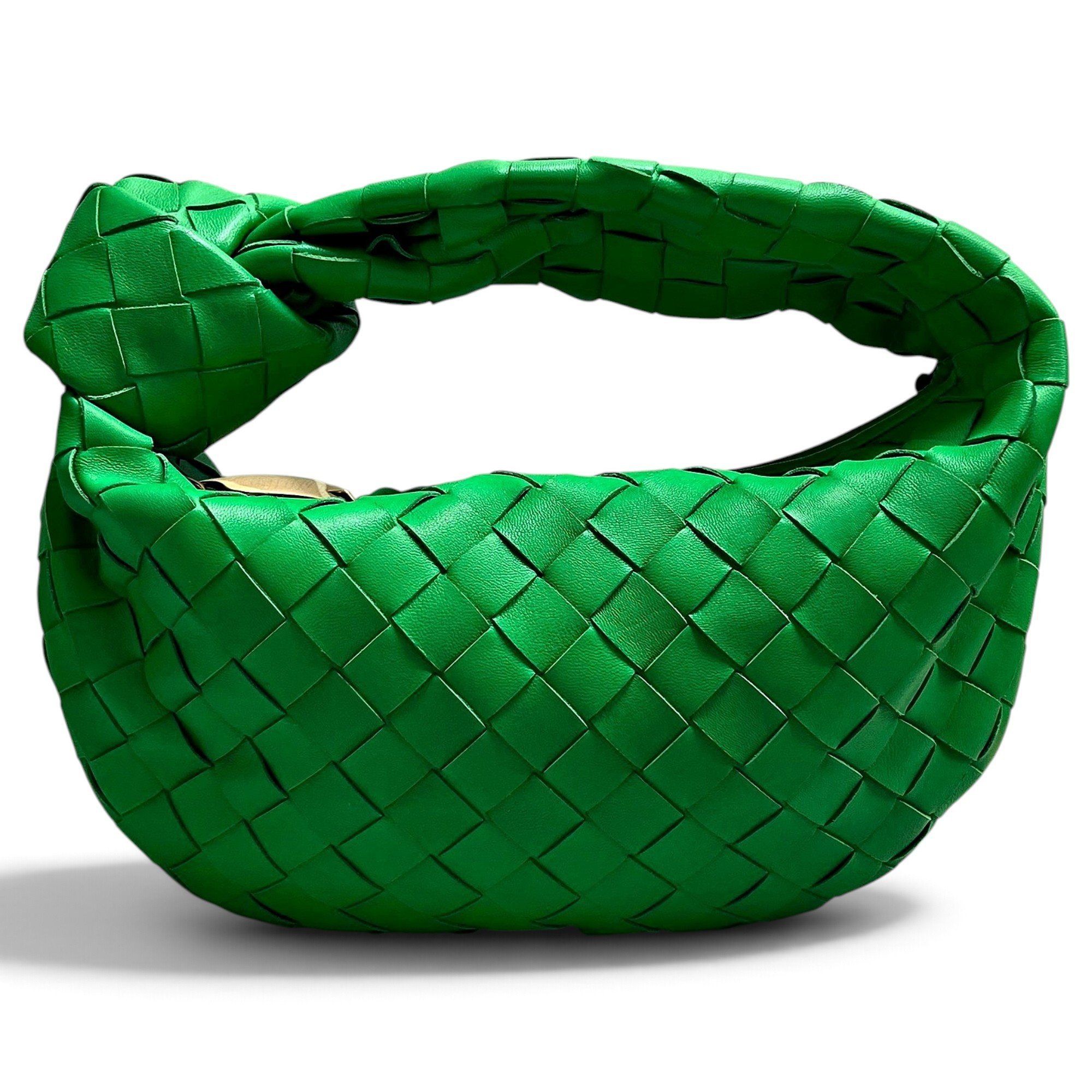 Cassette leather handbag
