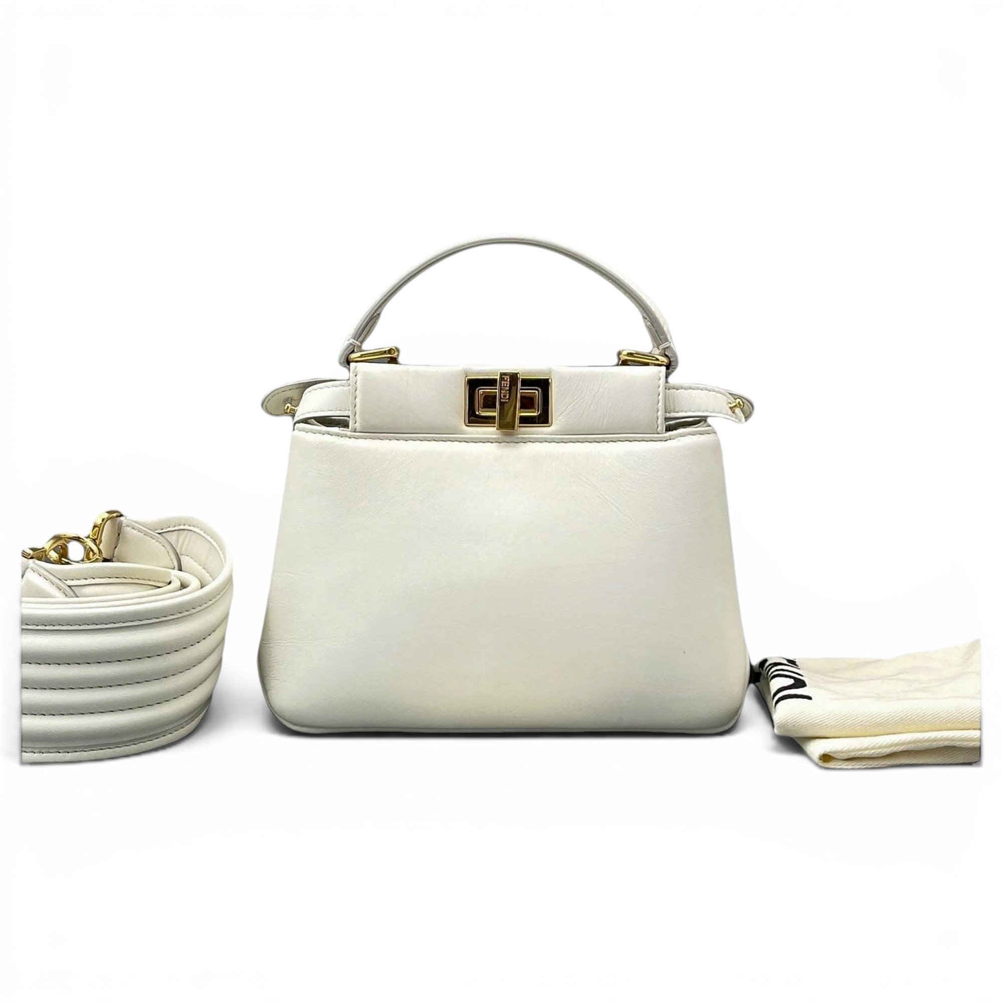 Peekaboo leather handbag