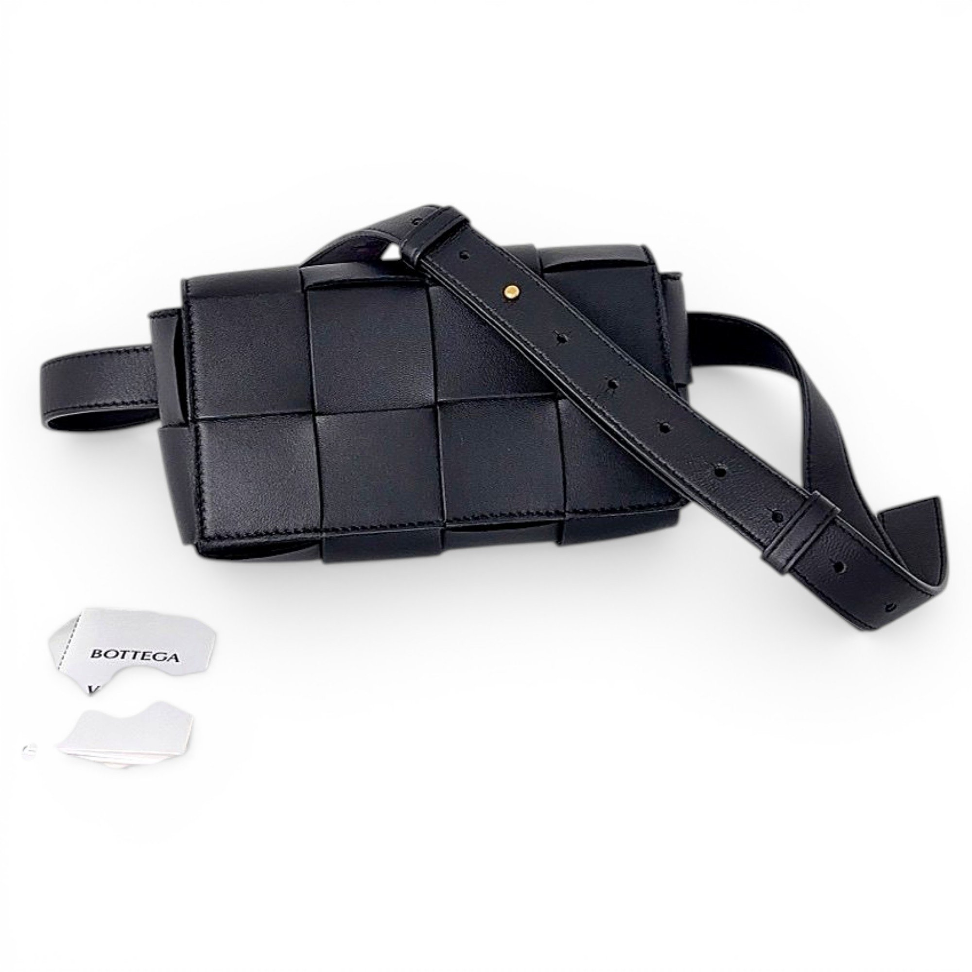 Cassette leather crossbody bag