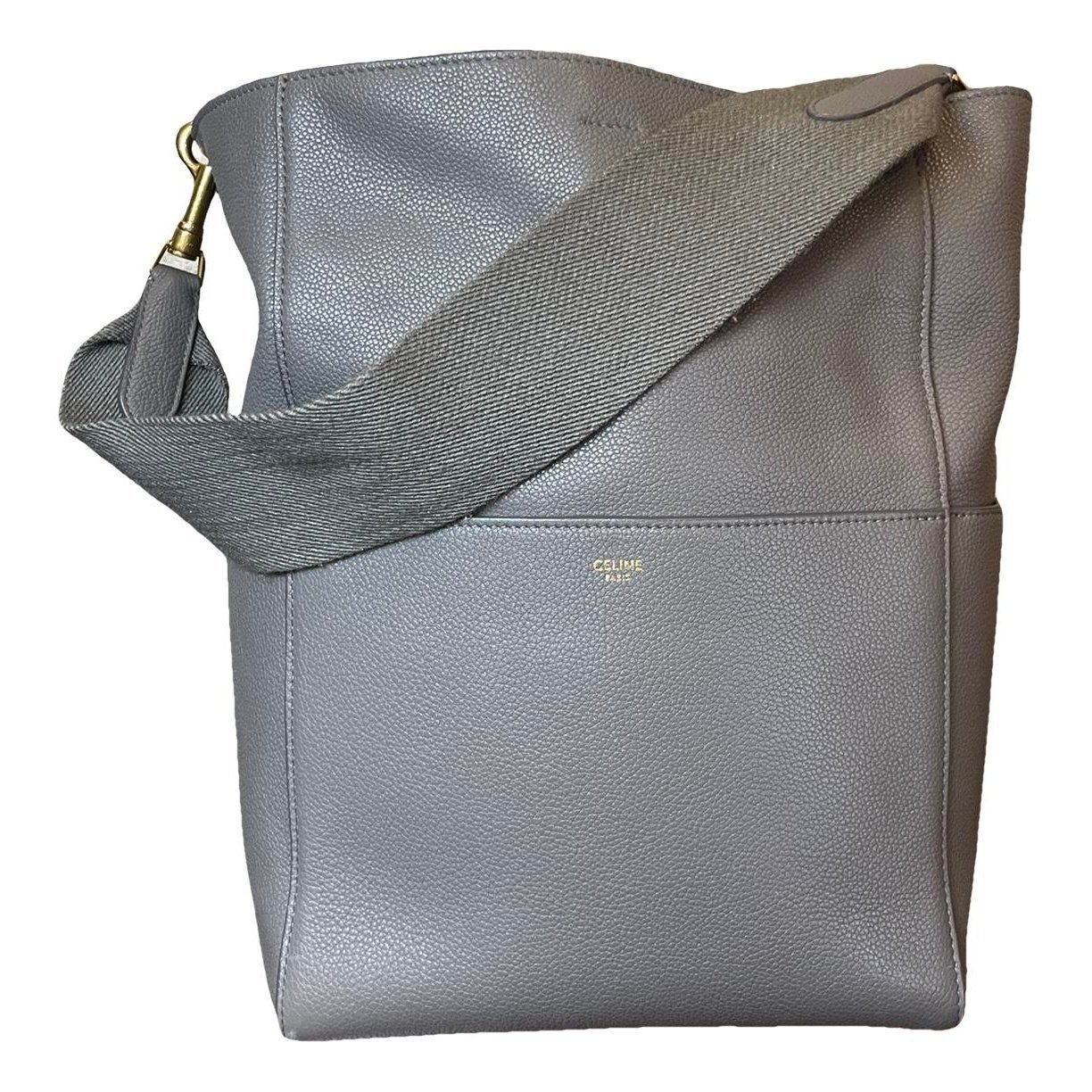 Seau Sangle leather tote