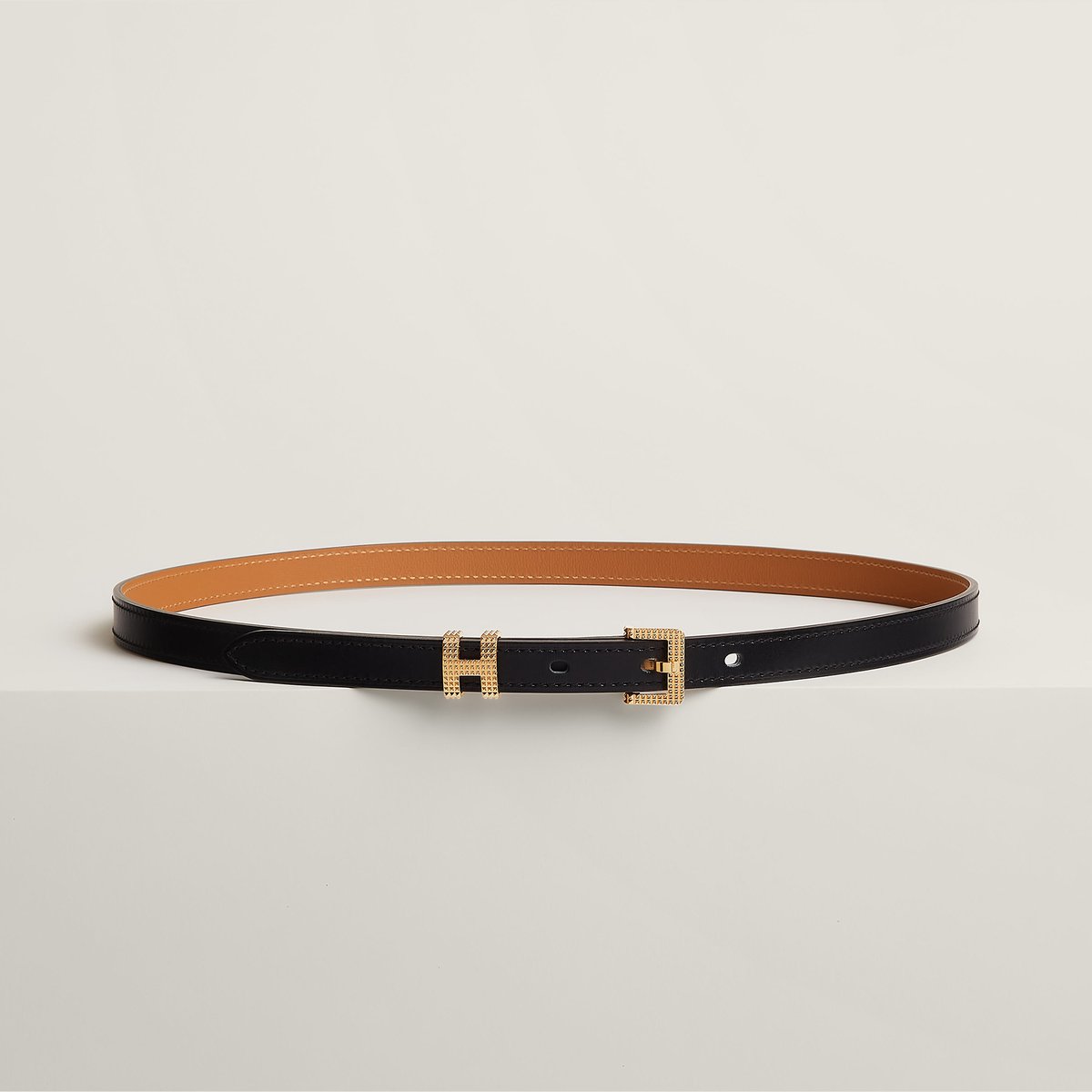 Pop H Guillochee 15 belt