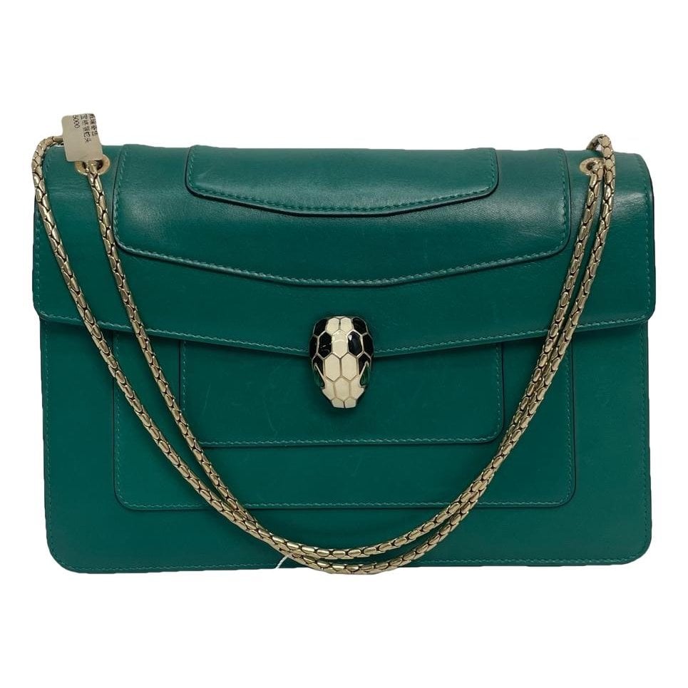 Serpenti leather handbag