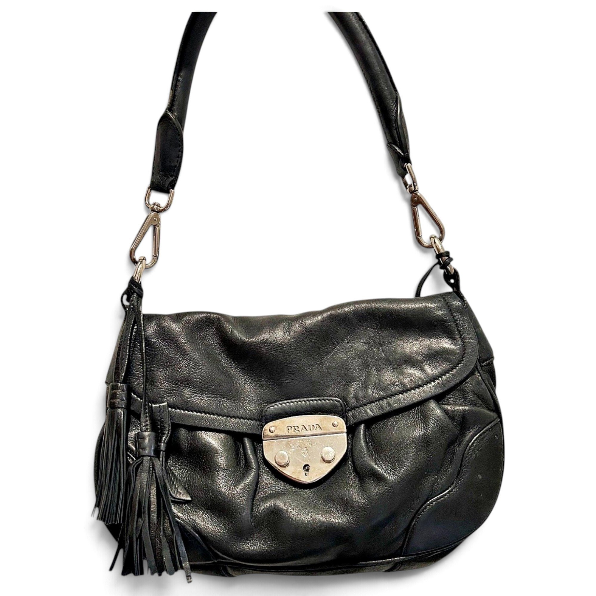 Leather handbag