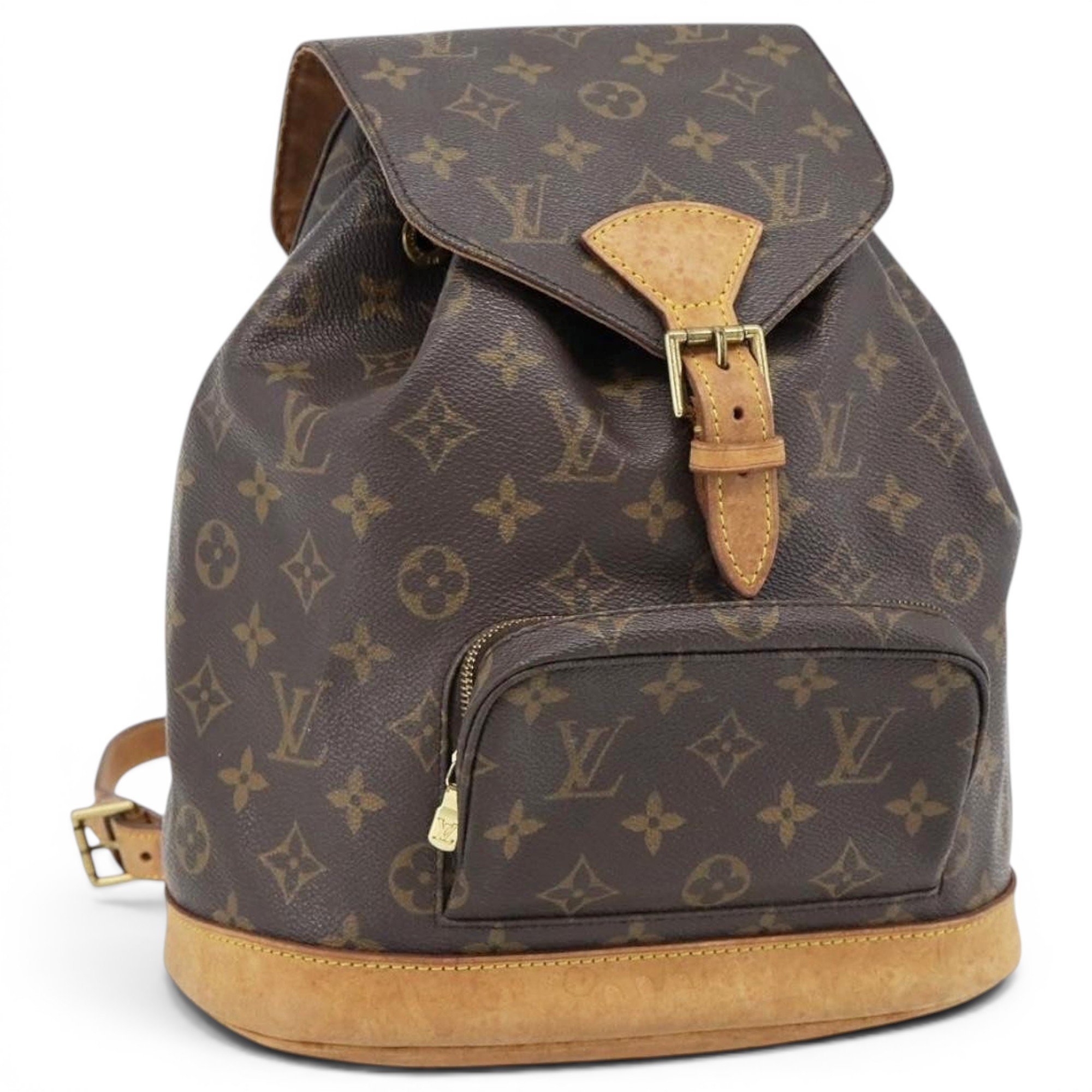 Montsouris leather backpack