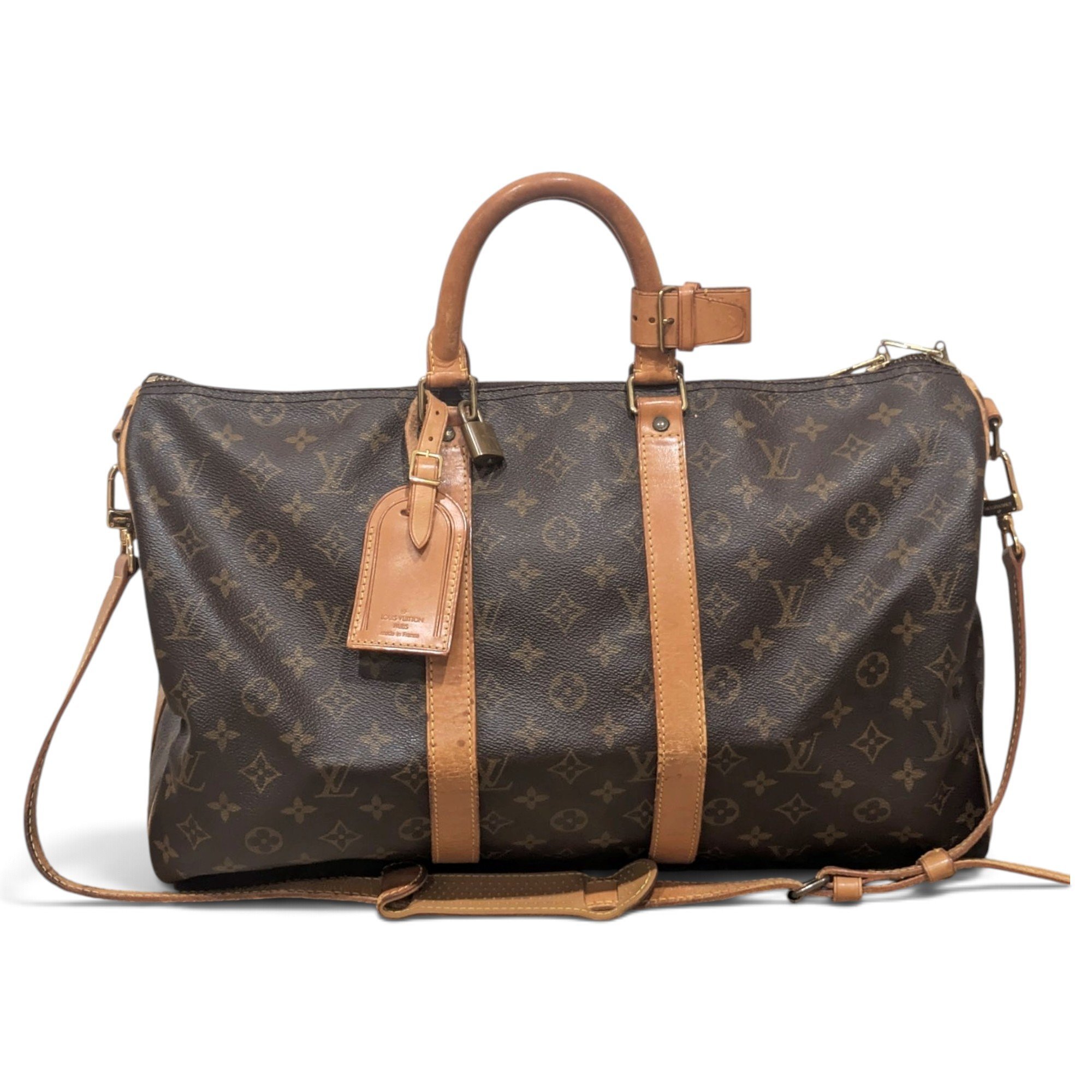 Keepall leather 48h bag