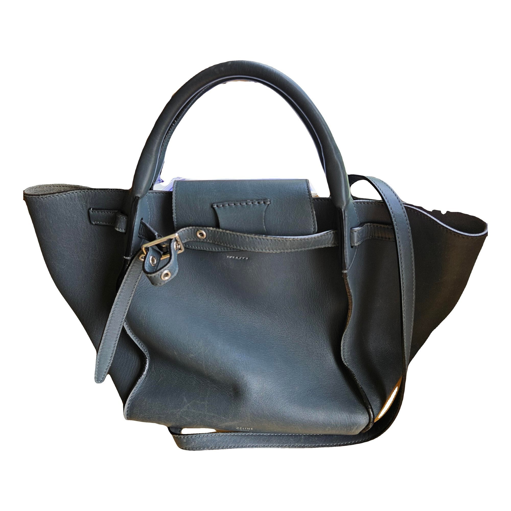 Big Bag leather handbag