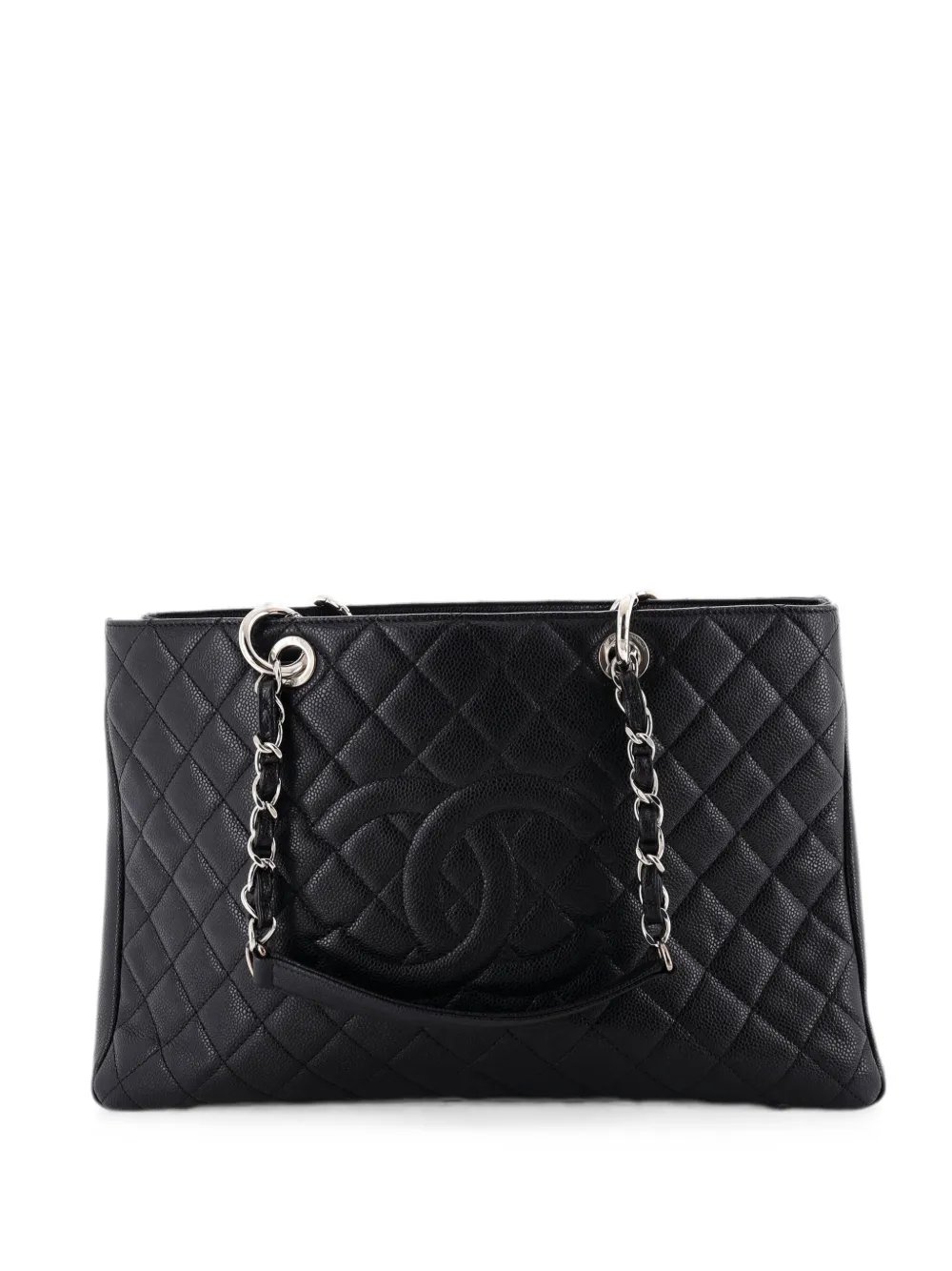 Grand Shopping Quilted Caviar XL tote bag