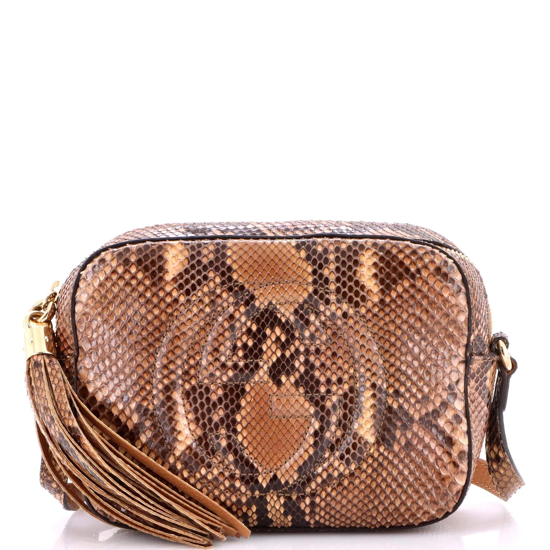 Python crossbody bag