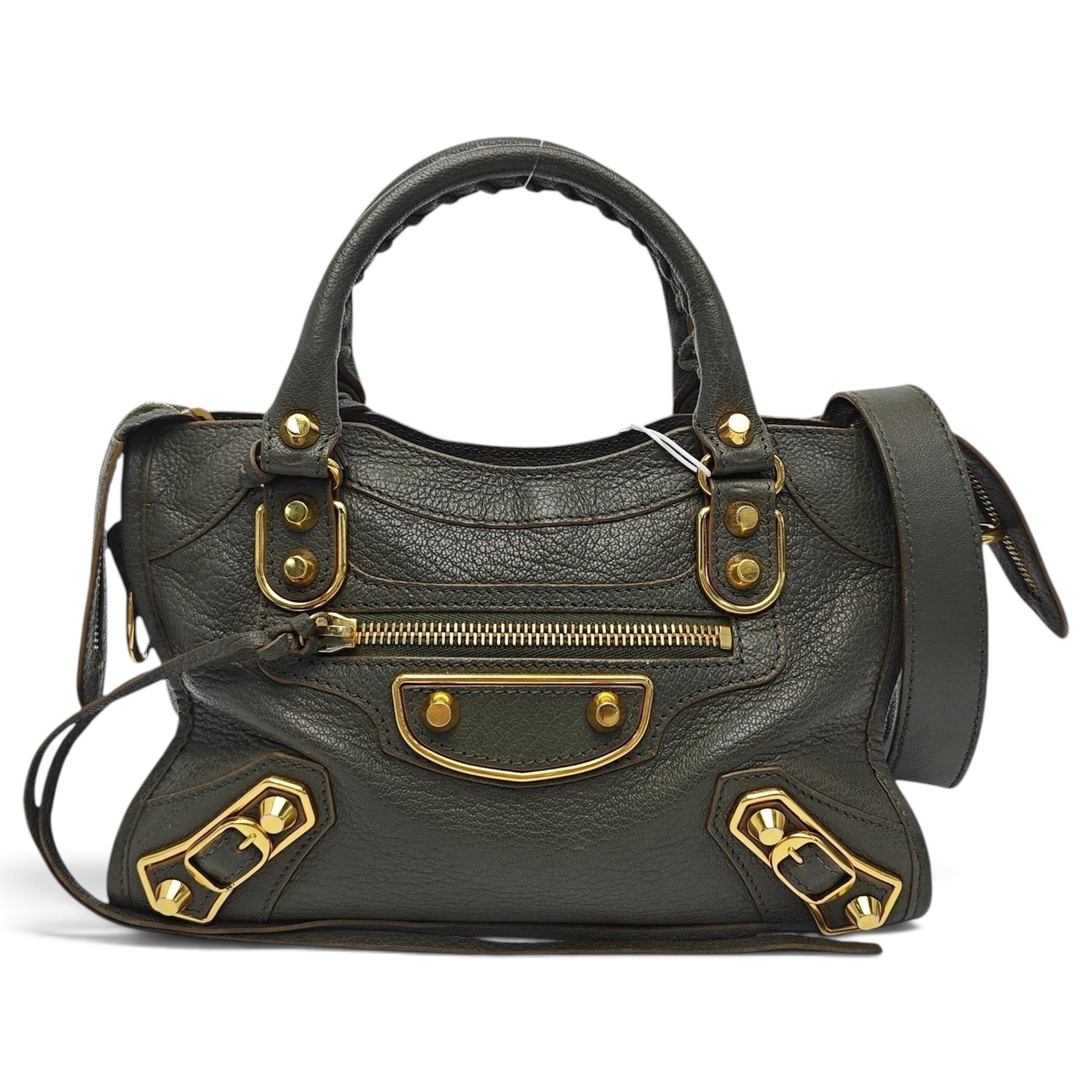 Leather handbag