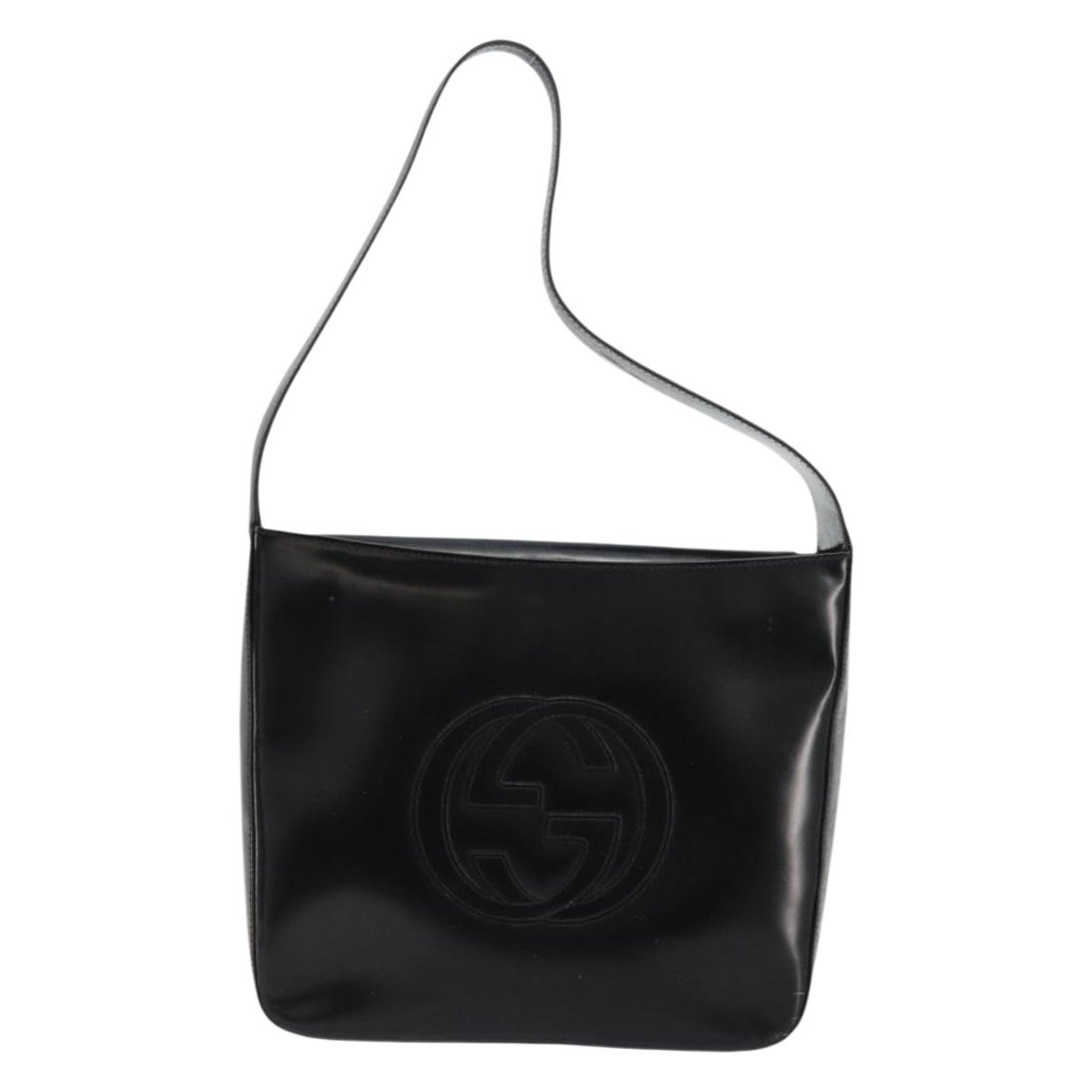 Patent leather handbag