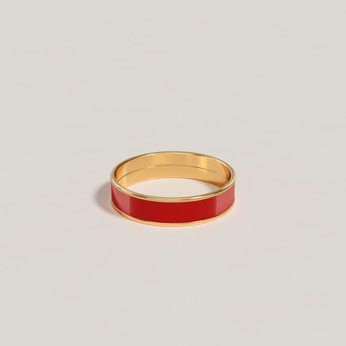 Rouge Amarante Uni Ring, Small Model
