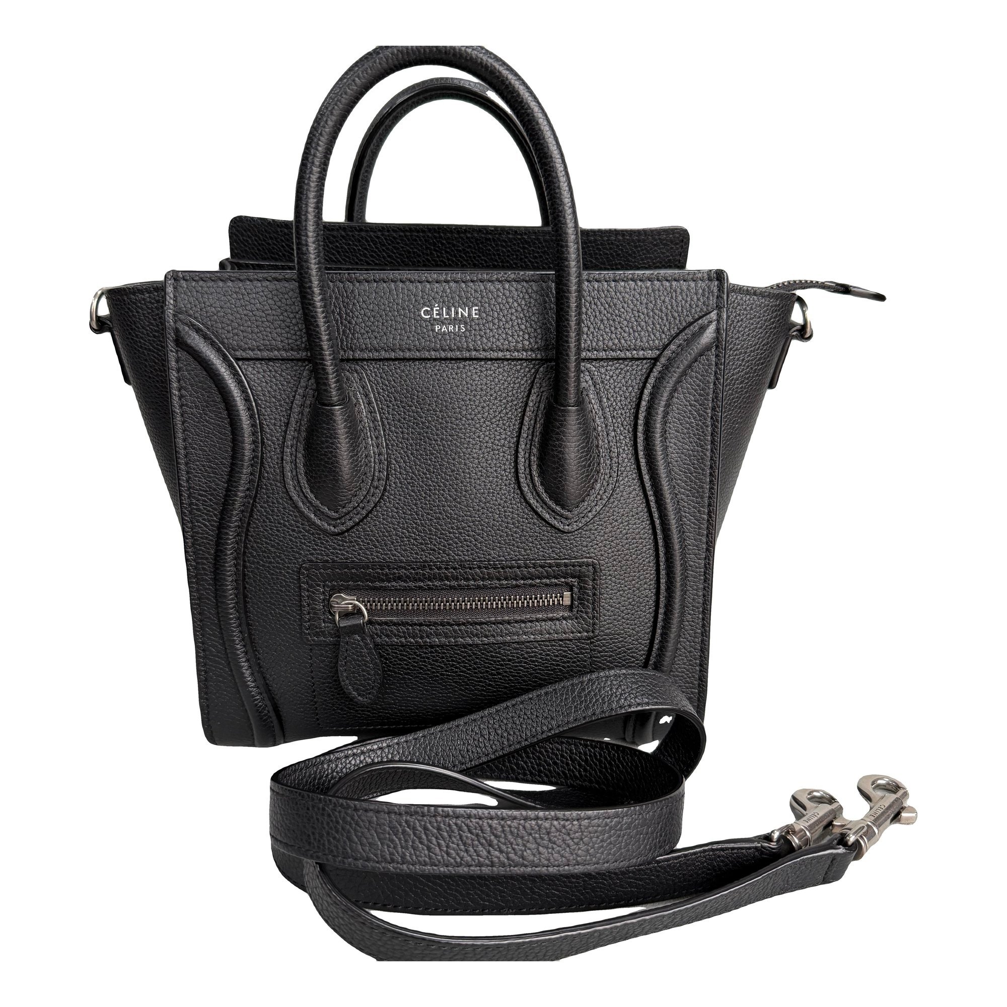 Nano Luggage leather handbag