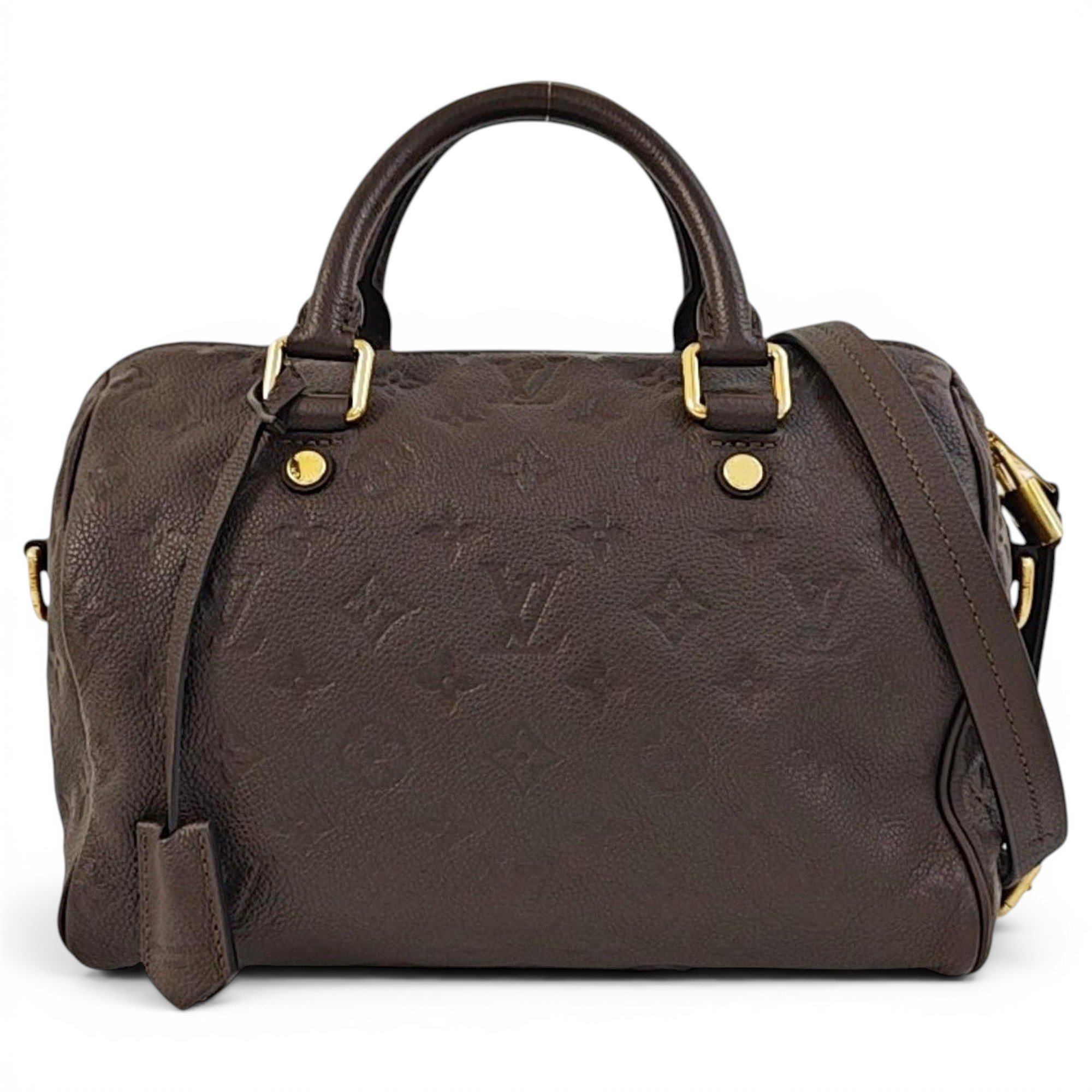 Nano Speedy / Mini HL leather handbag