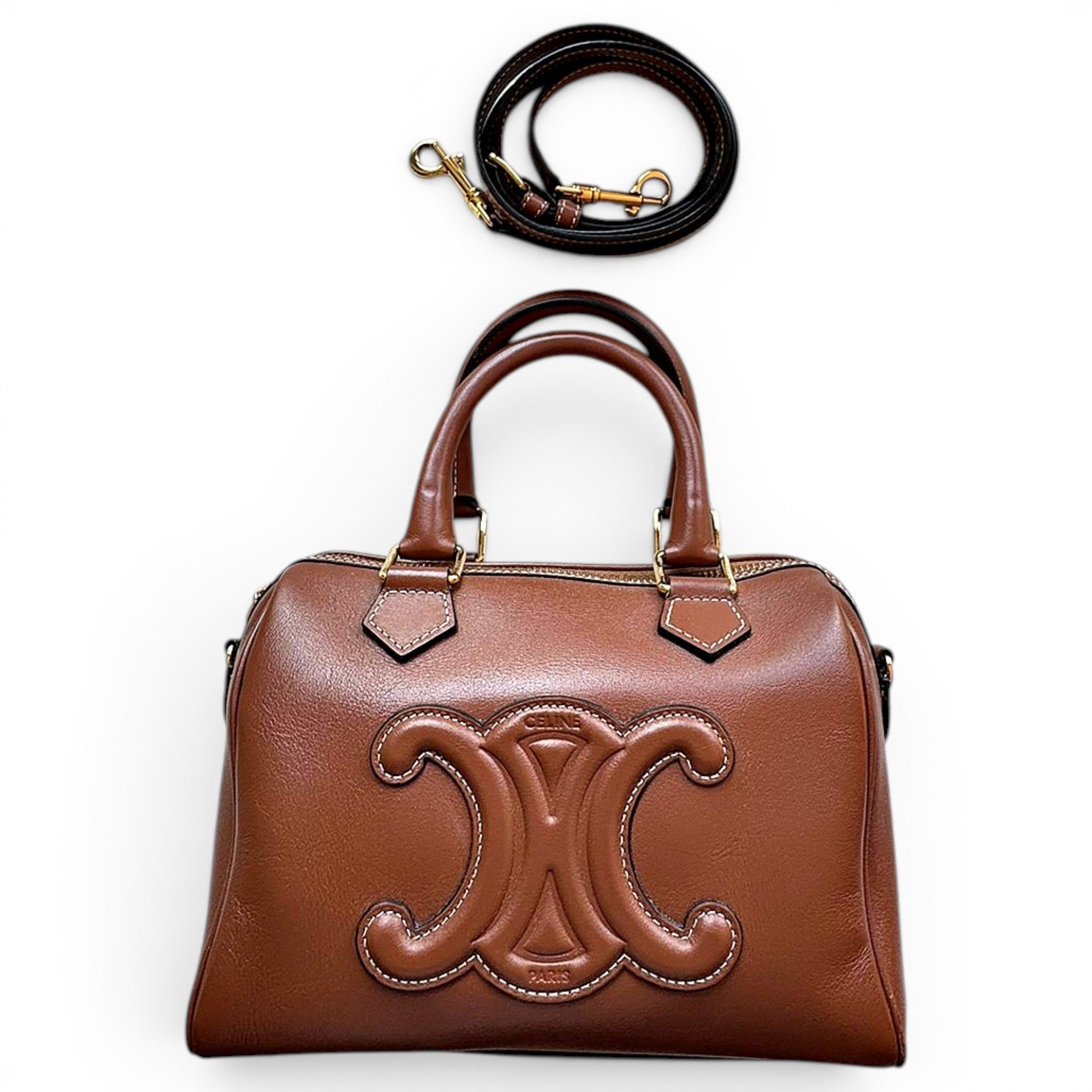 Leather handbag