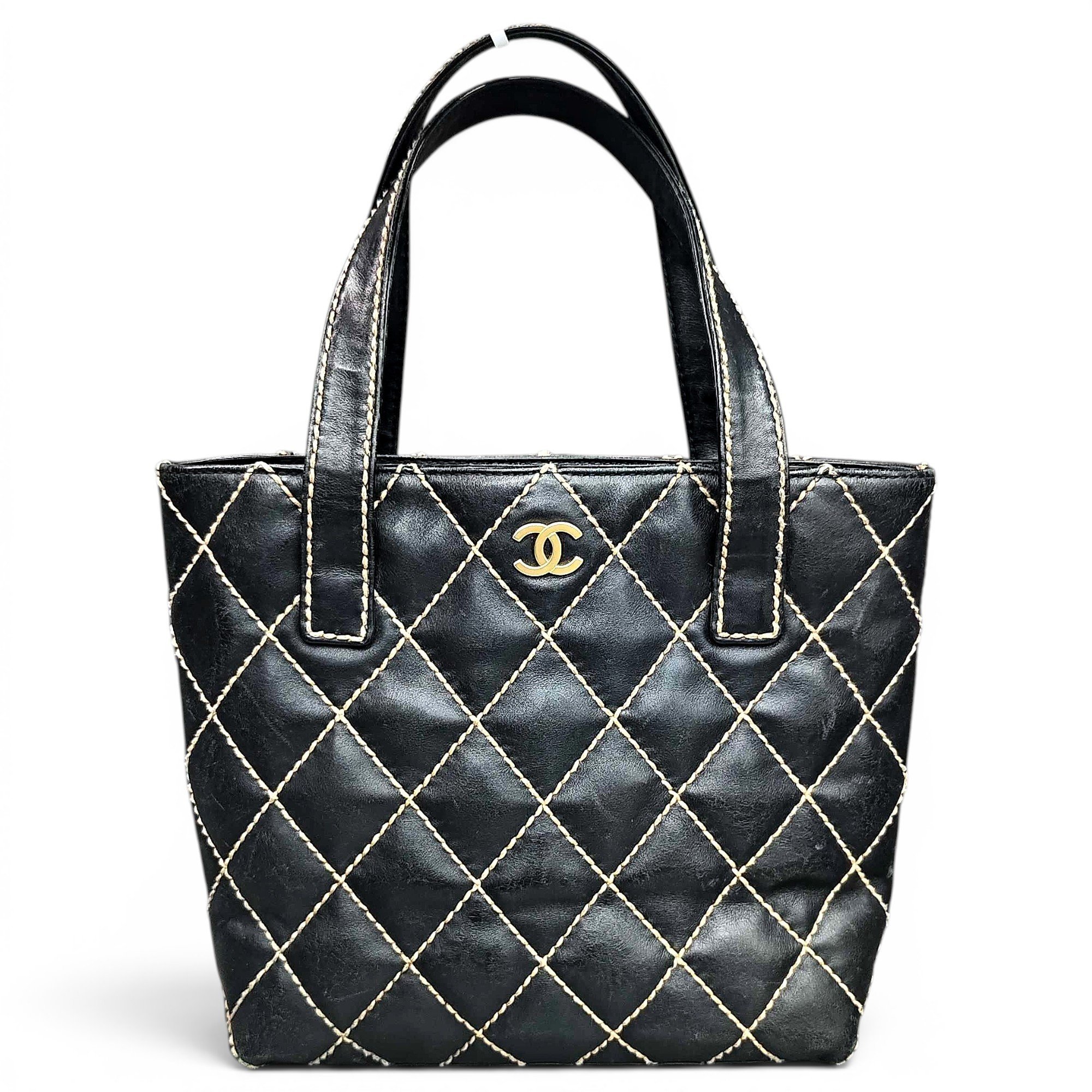 Leather tote