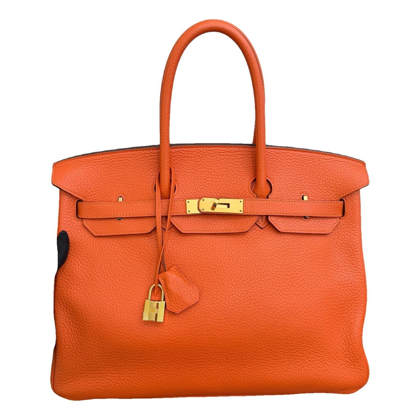 Birkin 35 leather handbag