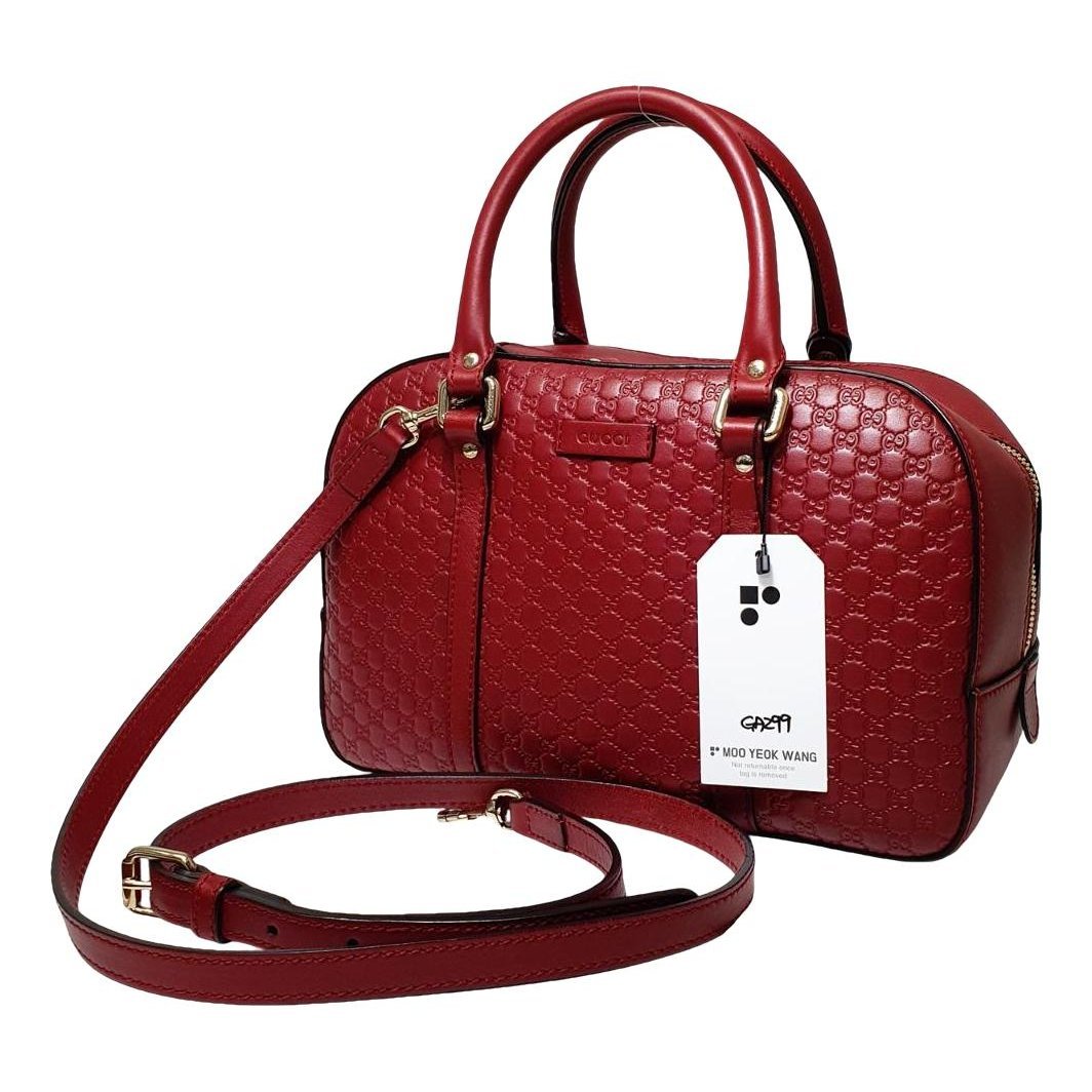Leather handbag
